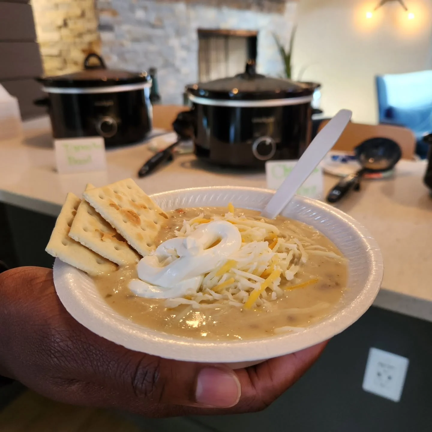 Warm up with us today 🍲✨ 
📍 Clubhouse 
🕝 2:30 PM Pop-Up Soup Bar 
&mdash; while supplies last!