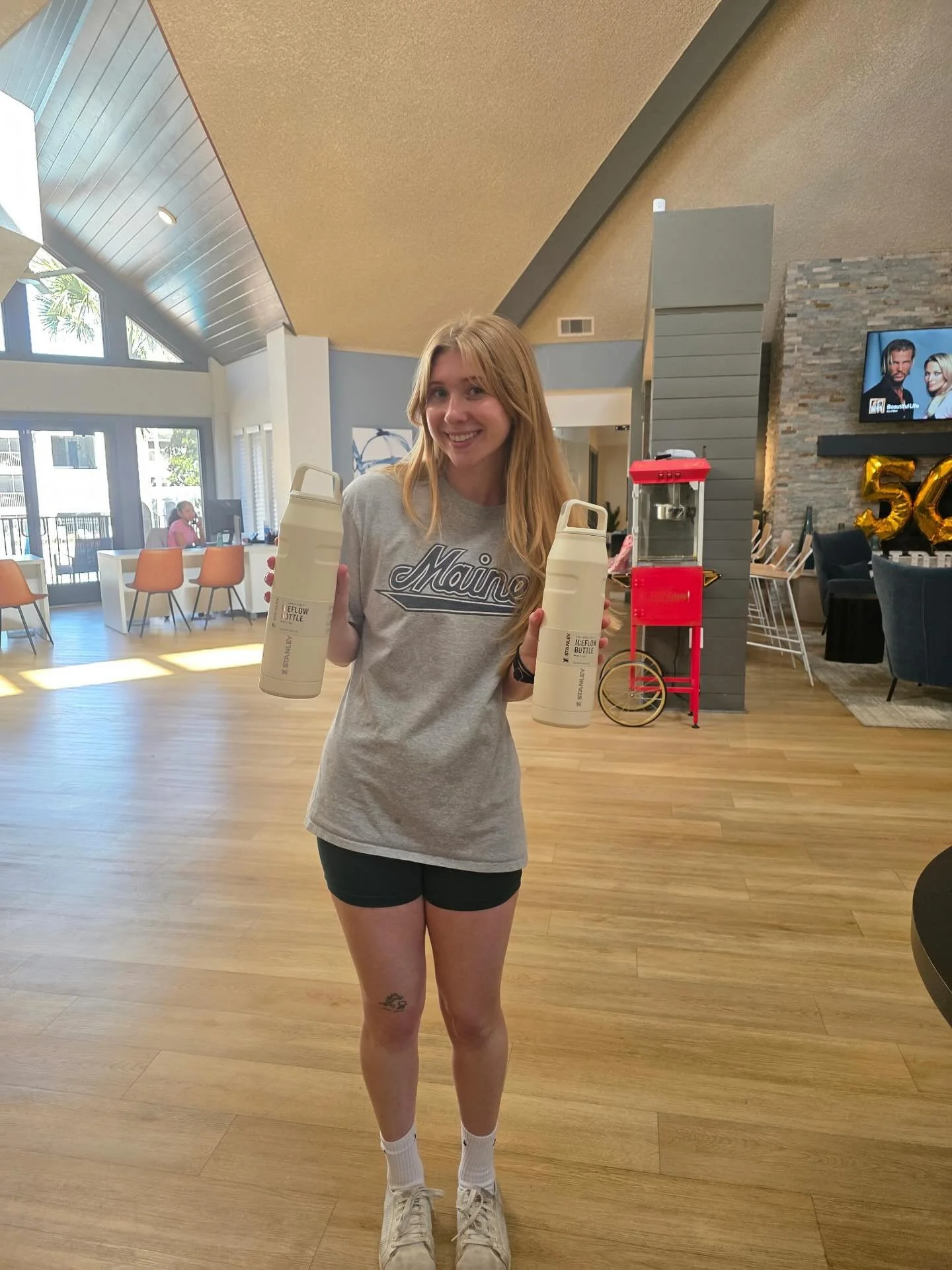 Win It Wednesday just got twice as nice 💙
Our winner thought she was getting one Stanley&hellip; surprise &mdash; she got TWO! One for her and one for her bestie for their next adventure together. 🧊✨
&nbsp;
#StudyPlayHideaway #WinitWednesday