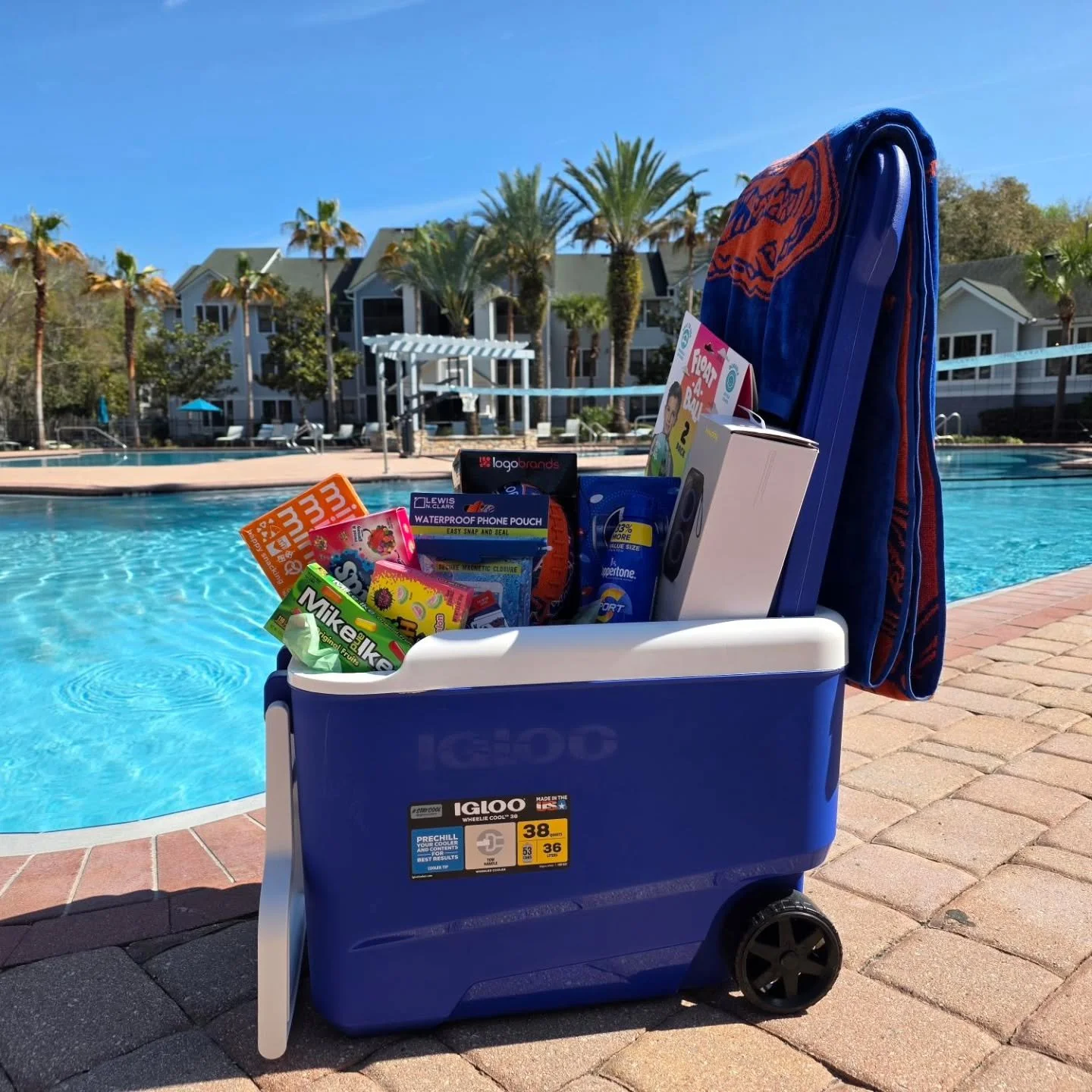 Win It Wednesday ☀️🐊
Spring Break Edition

We&rsquo;re sending one lucky person into Spring Break fully stocked. This week&rsquo;s prize is a Blue Igloo Cooler packed with Spring Break essentials, including:
 &bull; Mini Orange &amp; Blue Sodas
 &bu