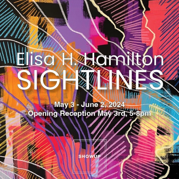 📢 2 WEEKS...⁠
⁠
Until the Opening Reception of &quot;Sightlines&quot; a solo exhibition of Massachusetts-based artist, @elisahhamilton ⁠
⁠
Hamilton defines sightline as an uninterrupted line of vision. Through her new collection of work featured at 