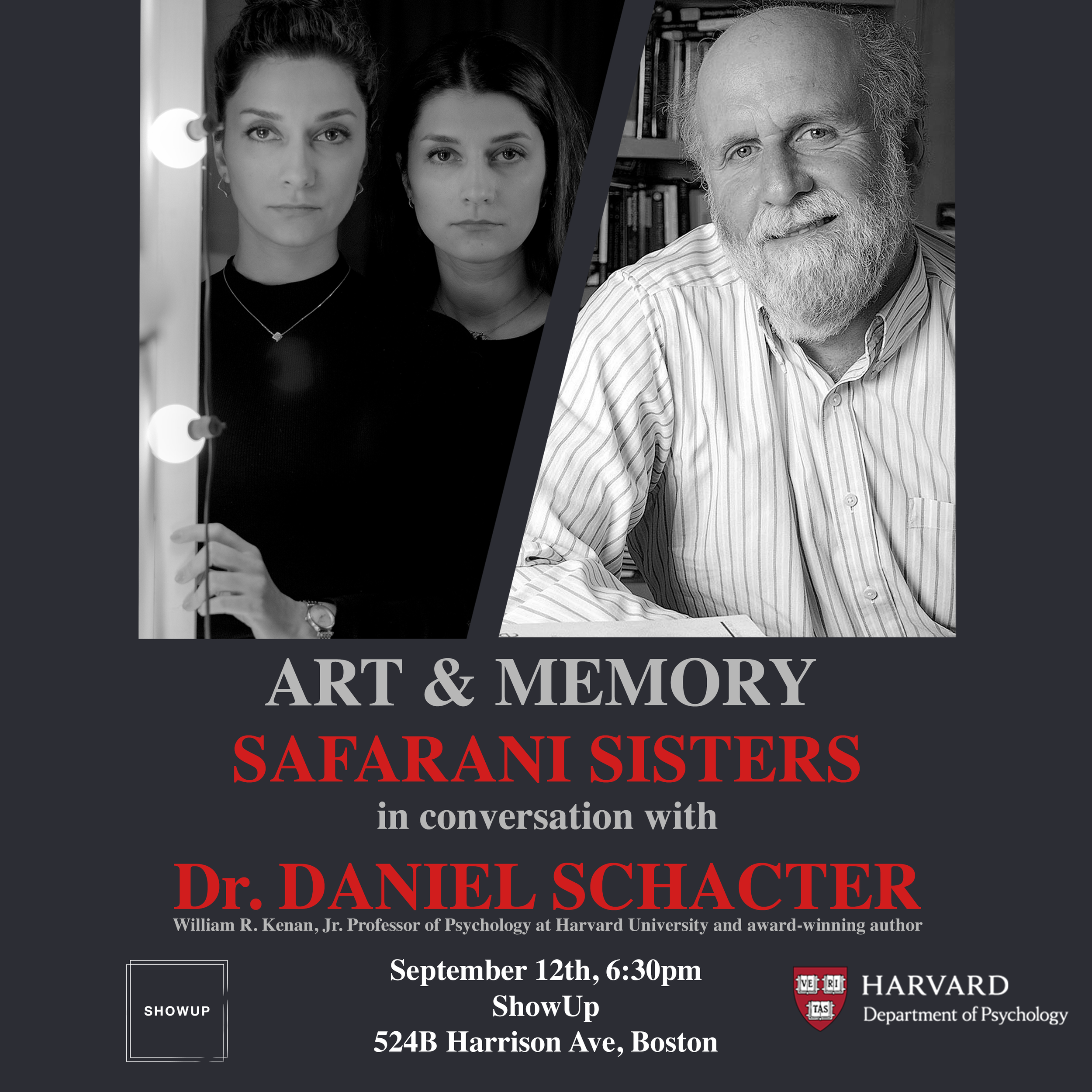Art & Memory: Safarani Sisters in Conversation with Dr. Daniel Schacter