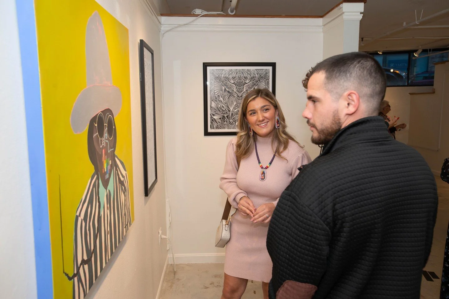 Take a break from turkey and catch up with contemporary art 🎨⁠
⁠
We're open this weekend- explore our current exhibition on view &quot;Between Two Worlds: Making Sense of Modern Life from Indigenous Perspectives&quot;. ⁠
⁠
Curated by Nayana LaFond a