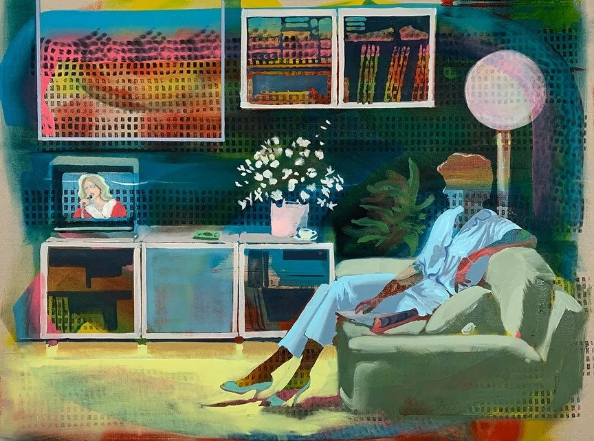 Our first #StudioSunday of 2026 features @andrew_fish_studio 🤩 An inside look at his studio practice as we begin the new year.

Andrew Fish is a painter and printmaker based in Boston, MA. He studied at School of Visual Arts in NYC and earned his MF