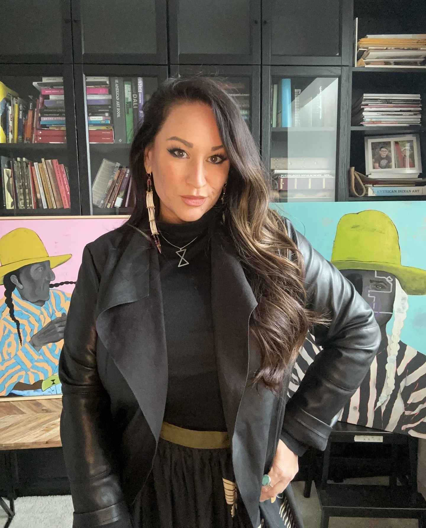 ✨️ ARTIST SPOTLIGHT ✨️⁠
⁠
Danielle SeeWalker @seewalker_art⁠
⁠⁠
Danielle SeeWalker is a Hunkpapa Lakota citizen of the Standing Rock Sioux Tribe and currently resides in Denver, Colorado. She is a multidisciplinary artist, muralist, writer, businessw