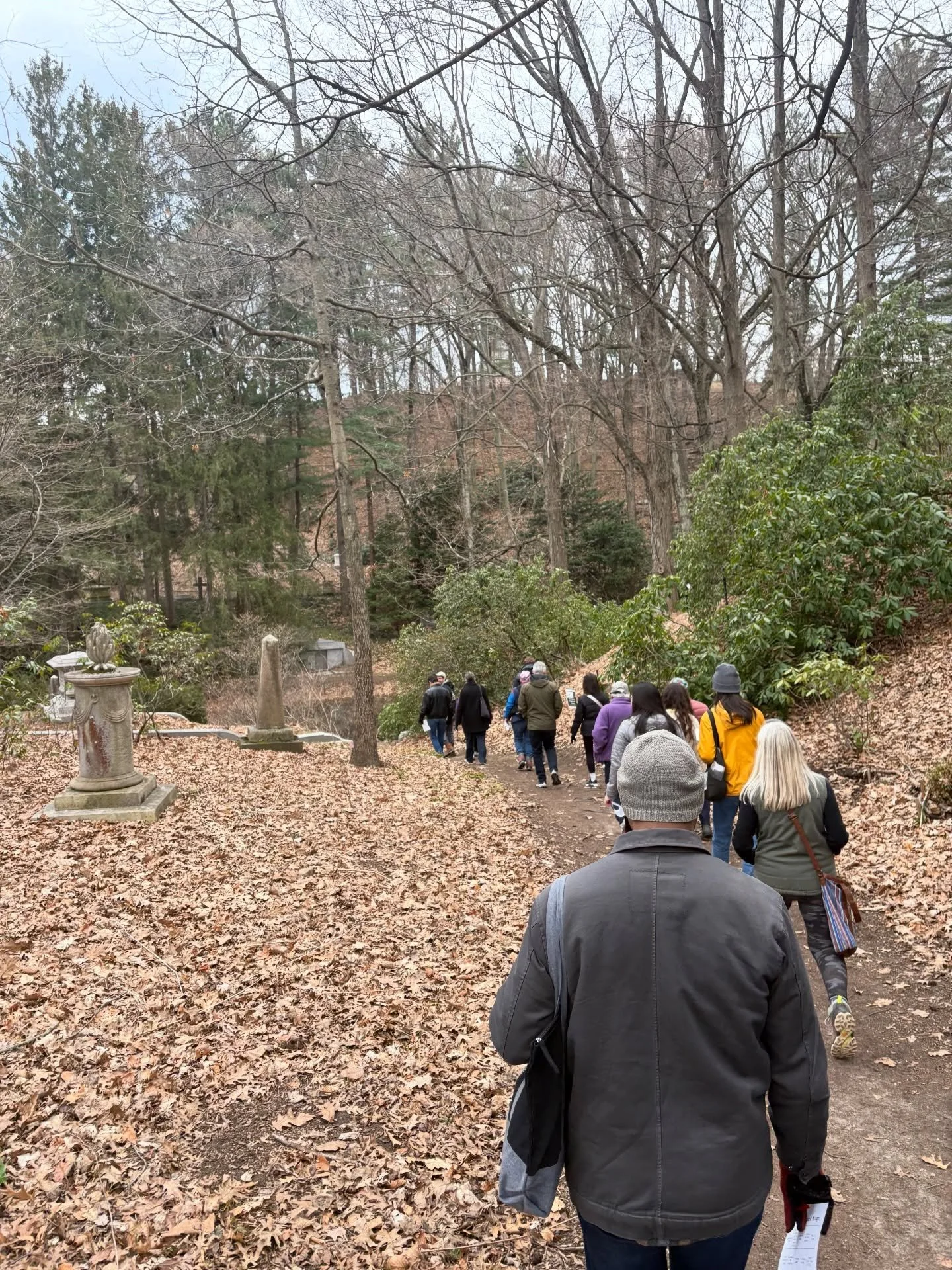 Last Sunday, we had a nature walk at Mount Auburn Cemetery with former artist-in-residence @ahickeysituation , who is also a current artist in the exhibition. It was definitely an experience and included an engaging activity. 🦅🔍🌳

Thank you all th