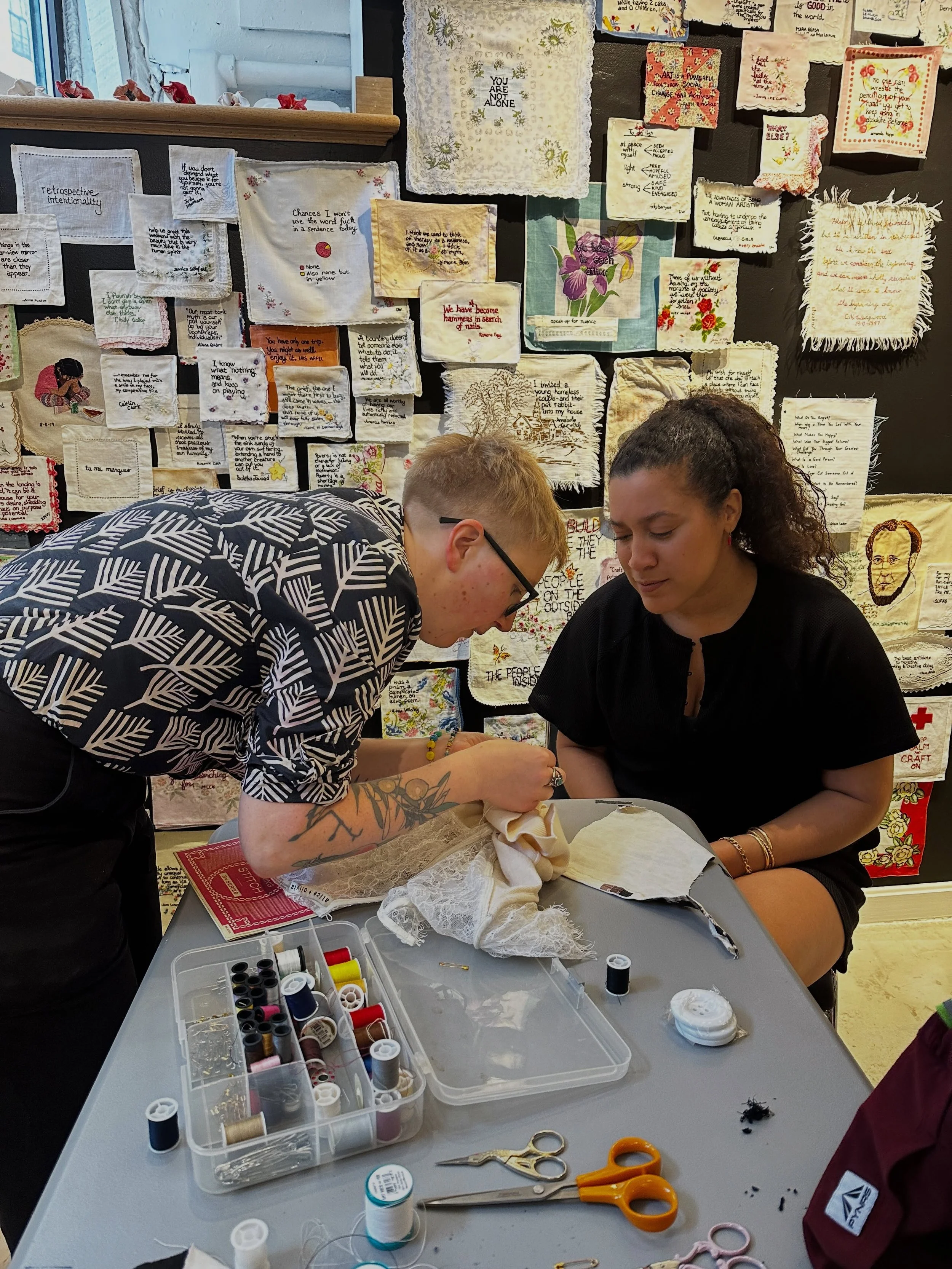 Did you know we already have enough clothes to dress the next 6&ndash;7 generations? 🌍
Yet we keep buying more.

This weekend, we&rsquo;re flipping the script with two events designed to help you love what you already own:

Mending Society &ndash; M