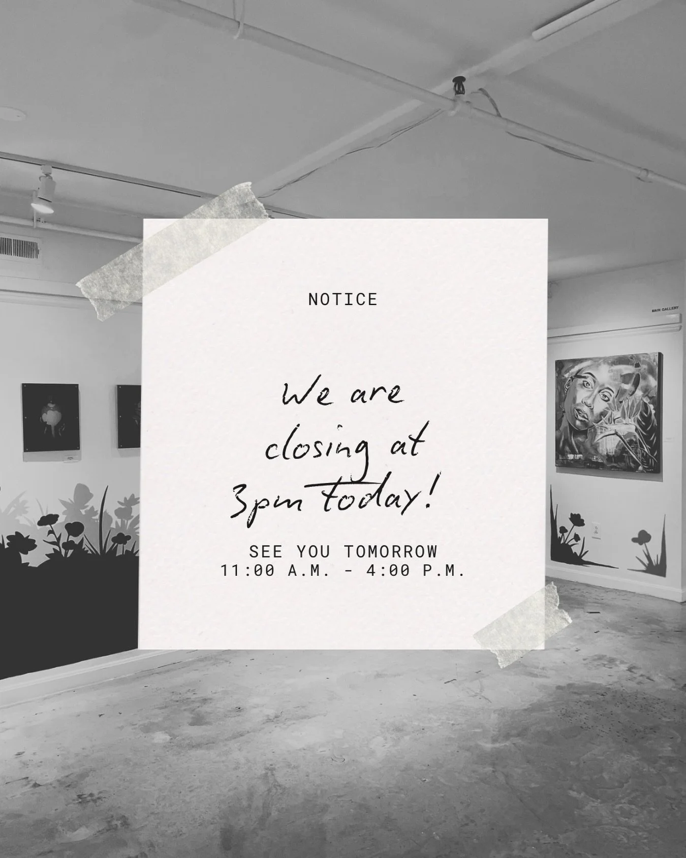 We&rsquo;re closing early today at 3 PM for a private event! 

Come back tomorrow for our regular hours. See you then!