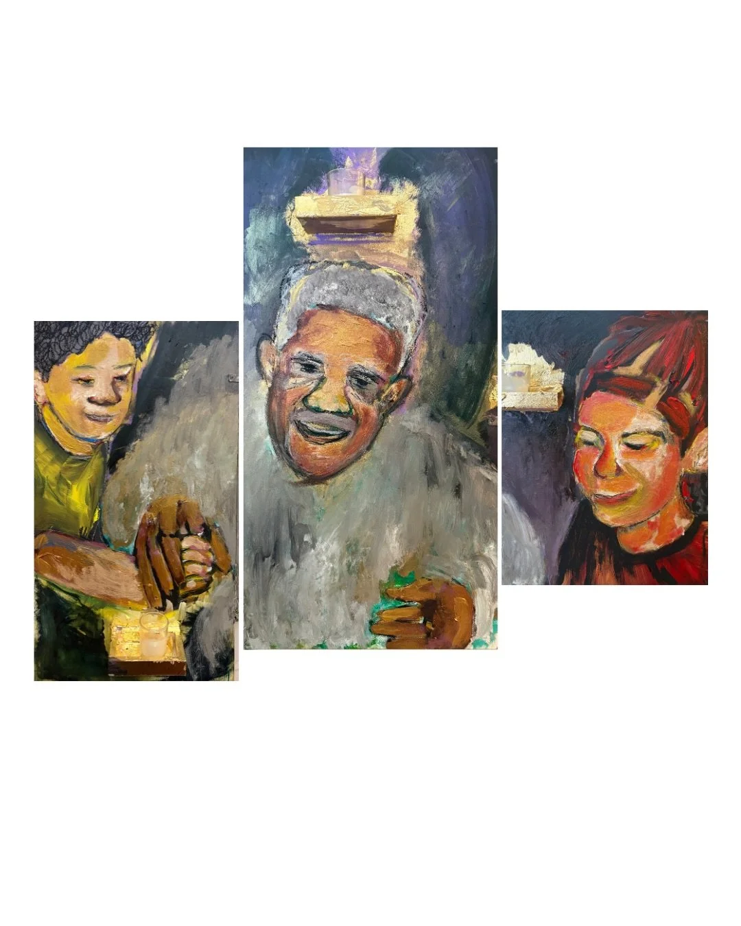 New Sunday, new artist to obsess over 💫 @traesart 

My art is about the people I love: my family, friends, and the connections that shape who I am. Through painting, sculpture, and installation, I explore how we form bonds with each other and how th