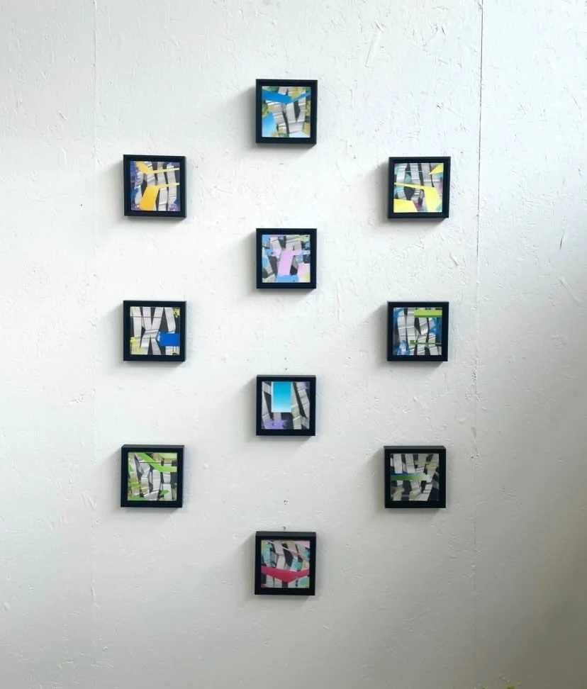 For this Studio Sunday, meet Jeff!! 🎨 @jeffreyellse 

Jeffrey Ellse is a contemporary artist whose work explores how his personal interests, influences, and intuition intersect. Ellse&rsquo;s compositions often feature layered gradients, dynamic mar
