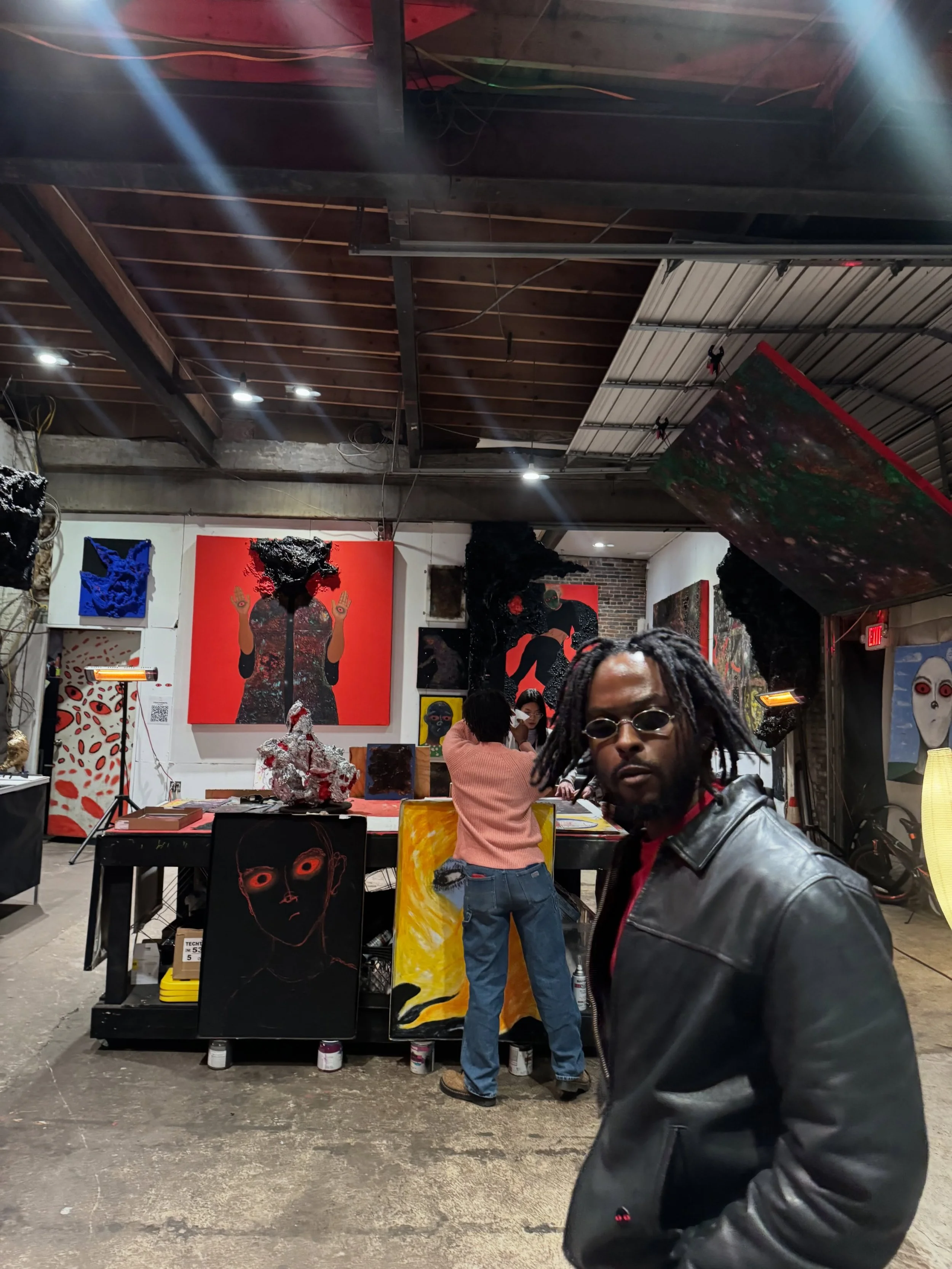 A little texture goes a long way 💫 introducing @adewale_alli_ 

&ldquo;I make art as a way of understanding what it means to survive. I&rsquo;m fascinated by the idea that the same forces that shape stars and galaxies; that pressure, tension, gravit