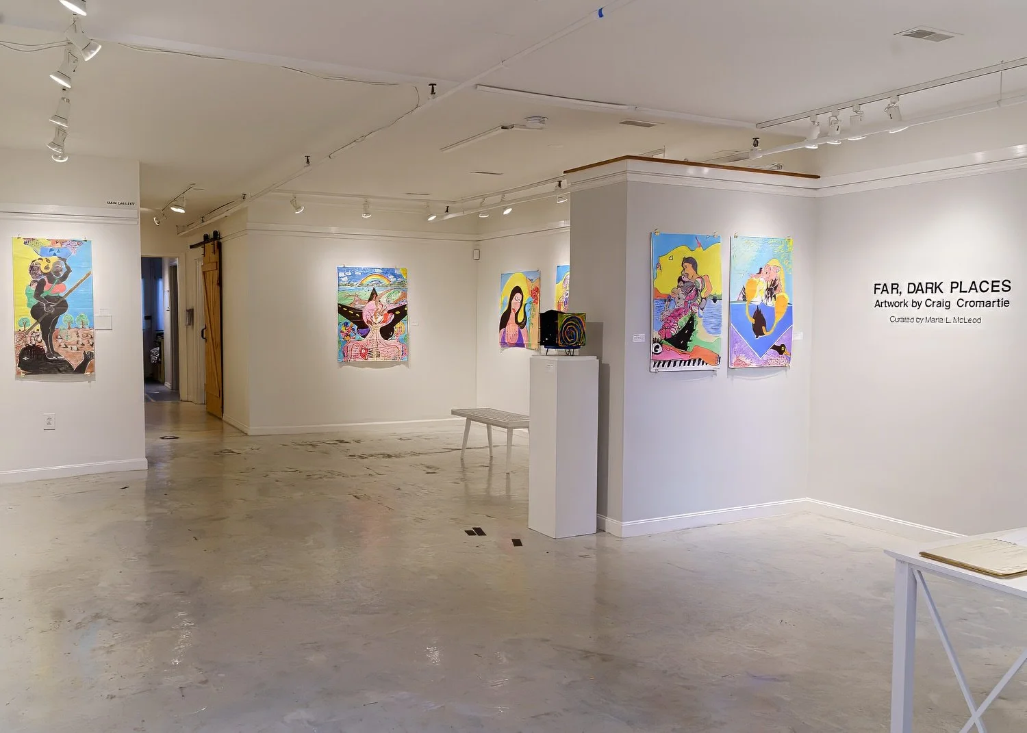 Far, Dark Places
Art work by Craig Cromartie
Curated by @marlamcleodart 

Come visit this exhibition open until November 1st! Don&rsquo;t let the time pass you by ✨

📸: @stanaefineart