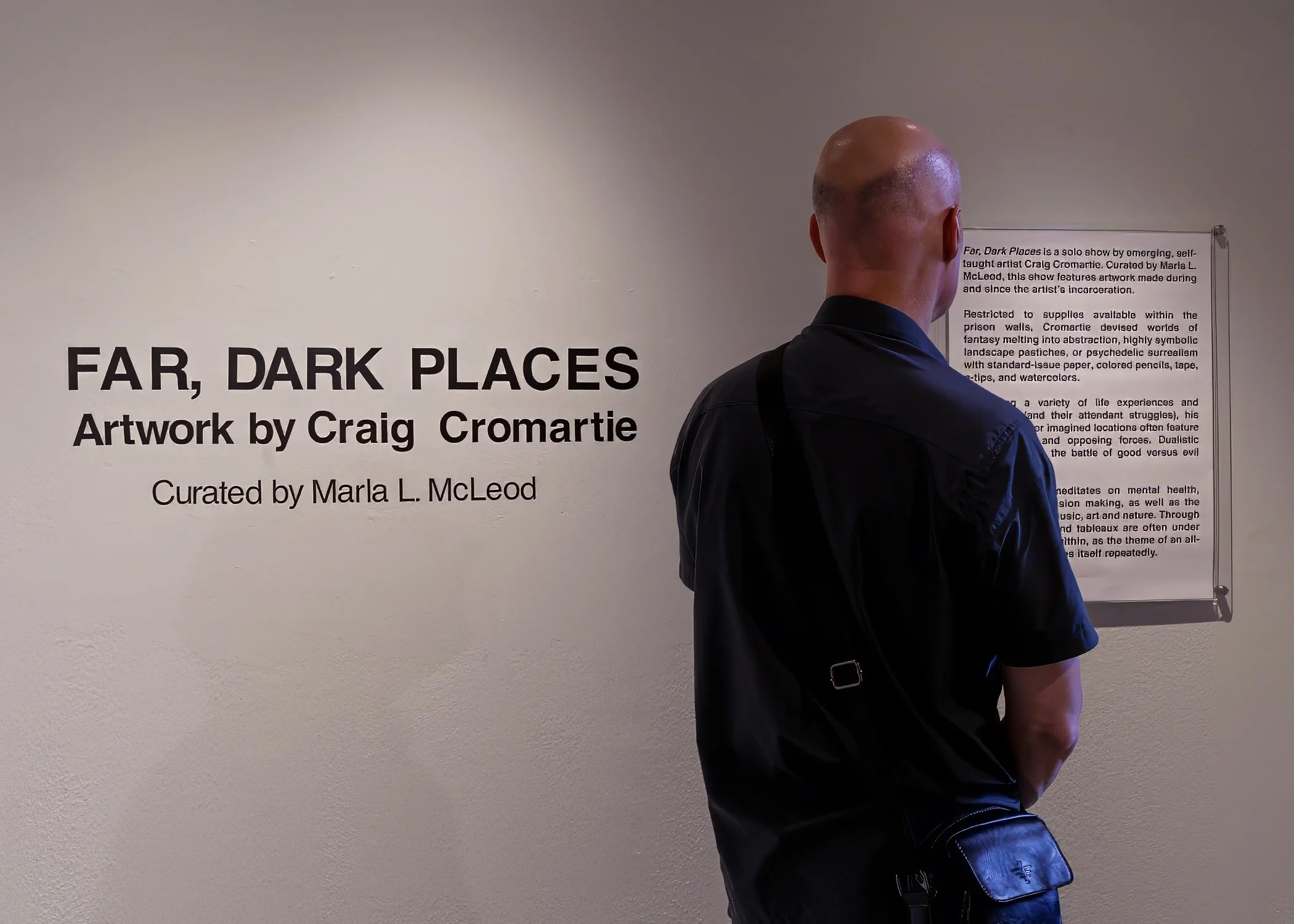 Last couple days to experience &ldquo;Far, Dark Places&rdquo;, a solo exhibition by Craig Cromartie. @craigcromartie 

This exhibition is on view at Show Up through Sunday, November 1st.

📸: @stanaefineart