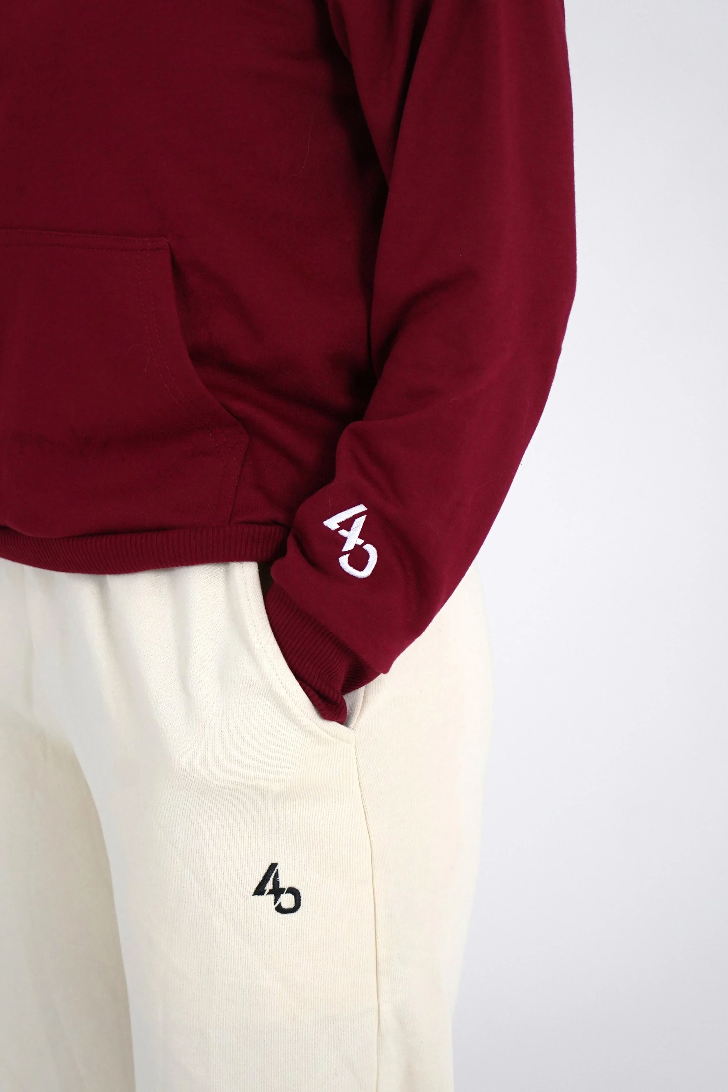 Womens Series 1 Maroon Red Hoodie Pic 4.JPG