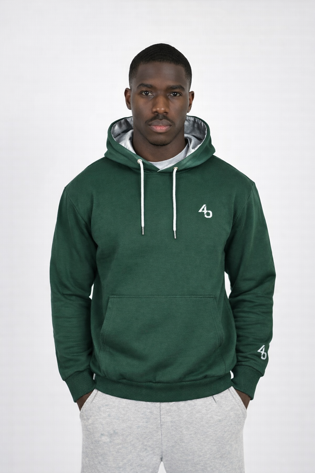 Men's - Hooded Sweater - Alpine Green - Series 1