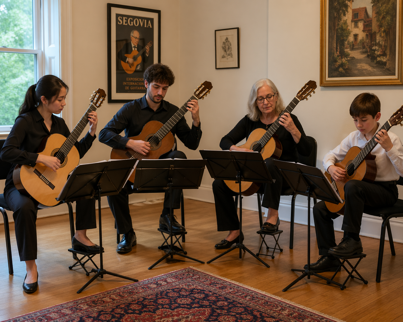 Easy Intermediate Classical Guitar Group Class - May 2026