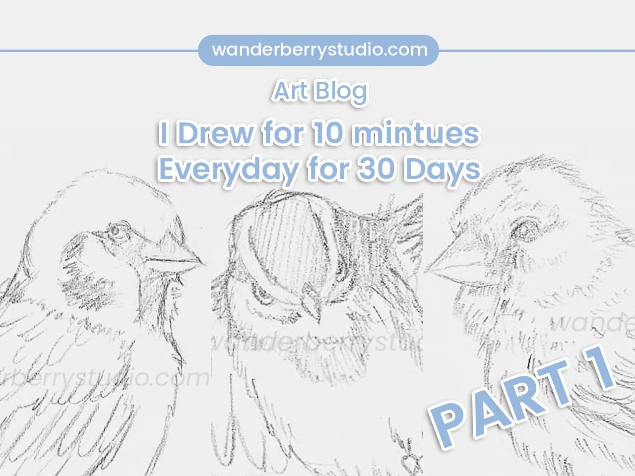 I Drew 10 Minutes every day for a Month (part 1)