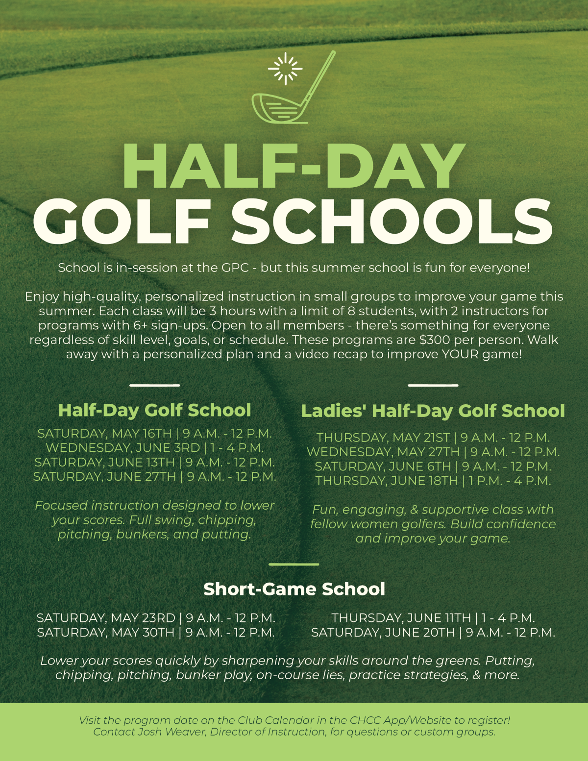 half day golf schools at the gpc flyer summer 2026-web.png