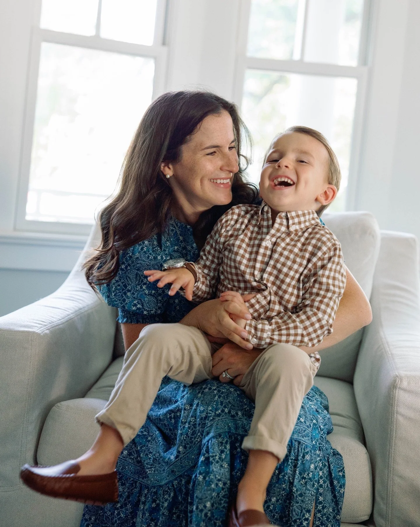 The Salamone family at home