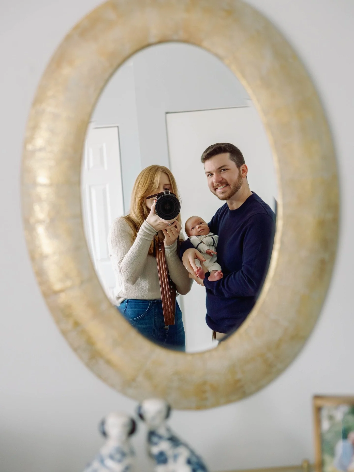 Our strawberry blonde baby is one month old today ❤️