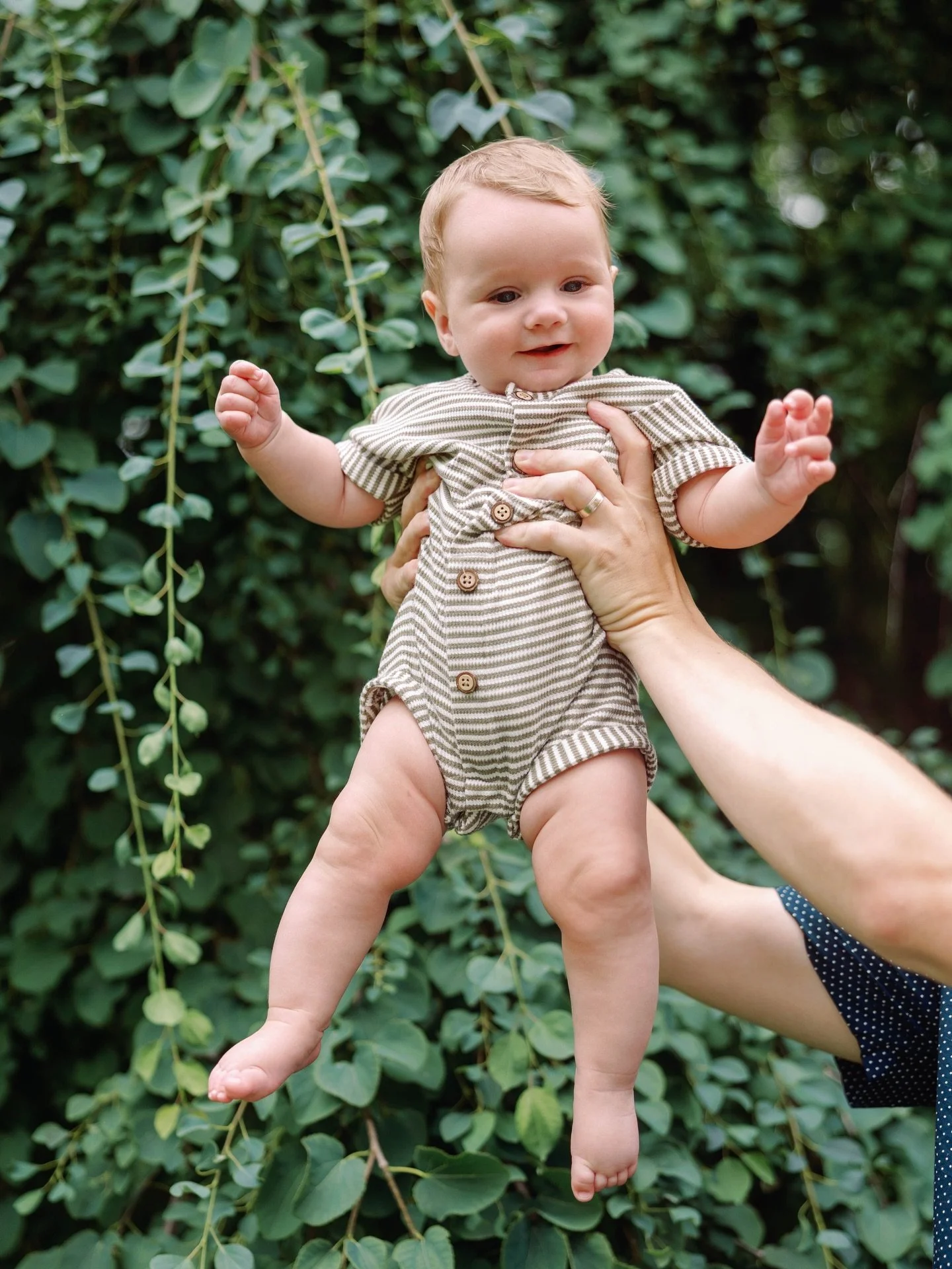 Scott + Allison + Silas at the Arboretum 😊