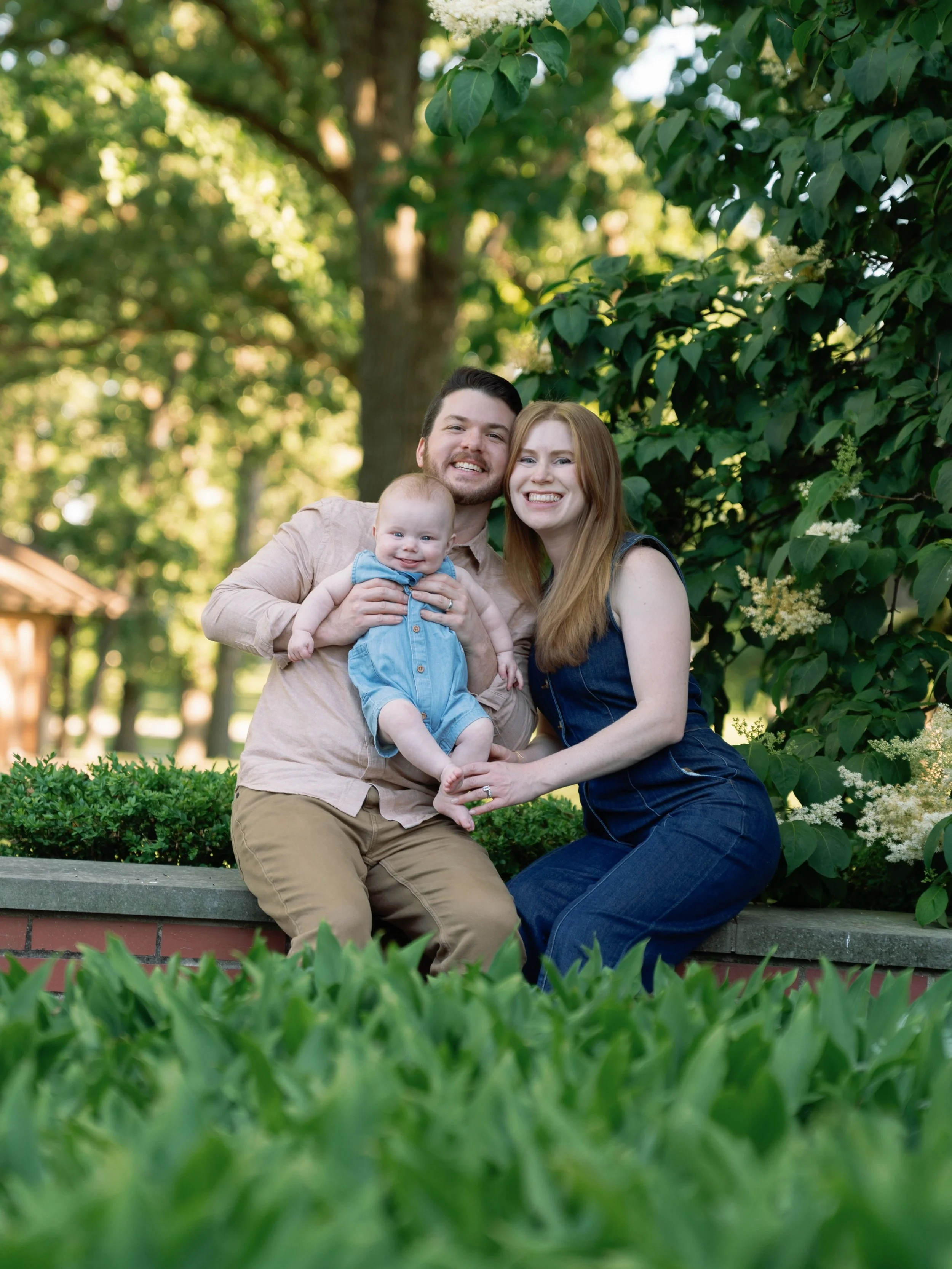 Took photos with our baby in the same place where we took our wedding photos (almost) 3 years ago ❤️ thank you @louieabelleraphoto!!