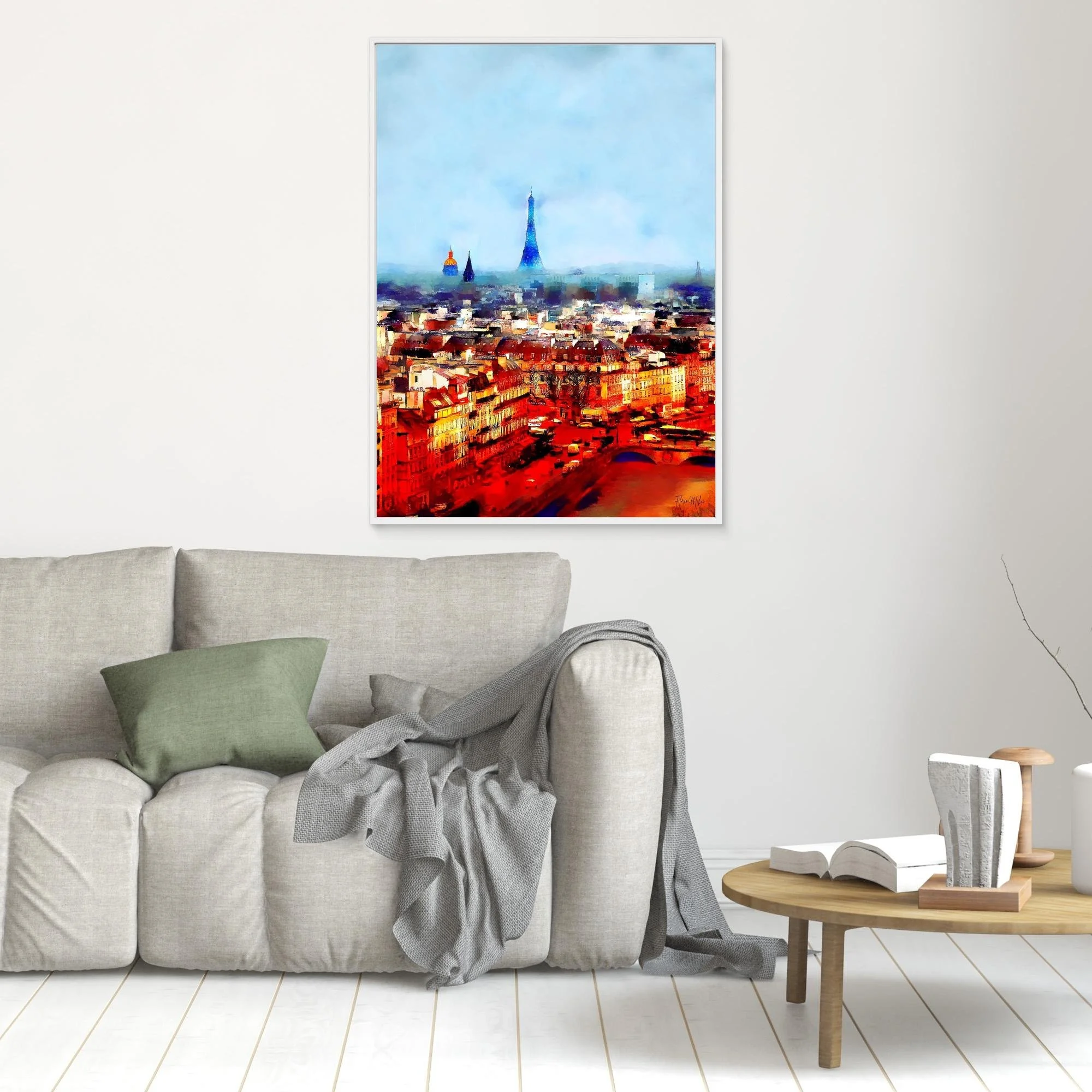 Paris Cityscape Print – Eiffel Tower & Notre Dame Wall Art (9).jpg