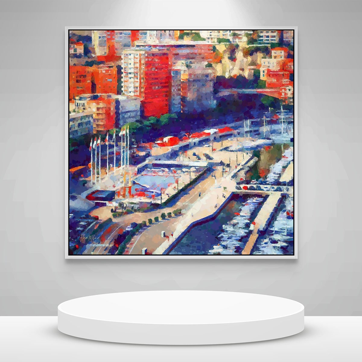 Éclats sur le Port Hercule, La Condamine, Monaco