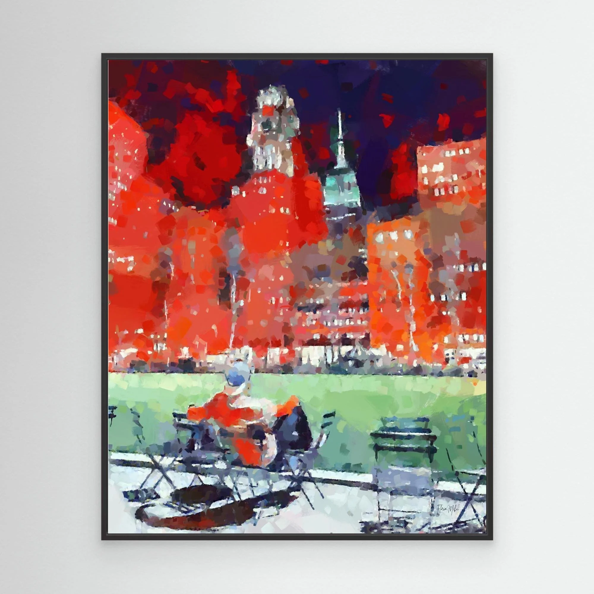 Bryant Park Canvas Painting New York Cityscape Wall Art (6).jpg