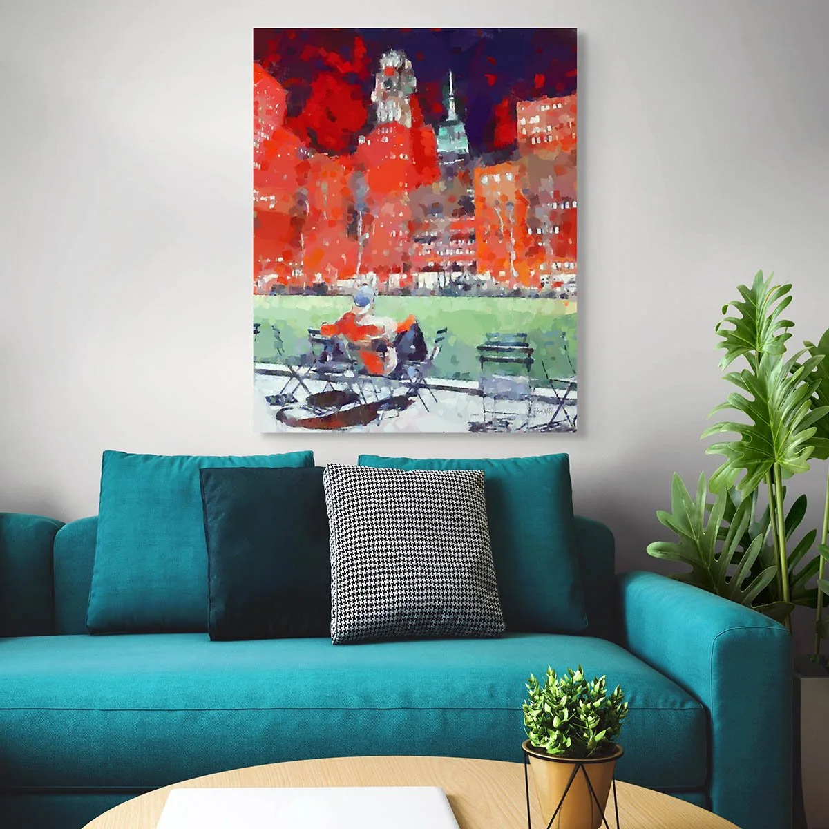 Bryant Park Canvas Painting New York Cityscape Wall Art (2).jpg