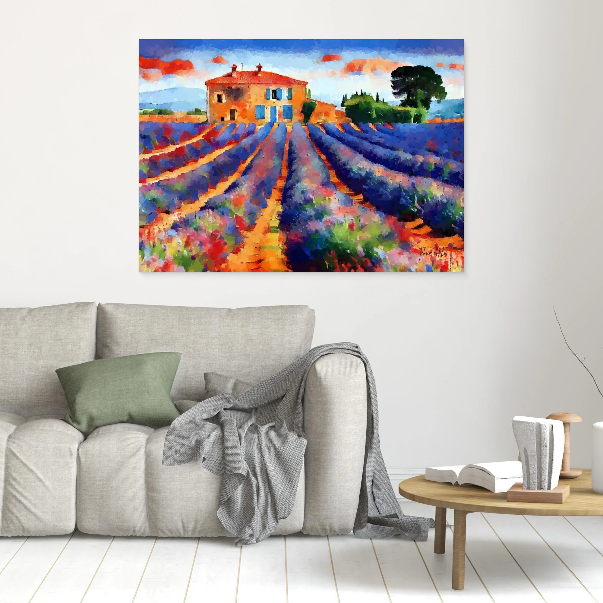 Lavender Fields in Provence – French Countryside Canvas Print (8).jpg