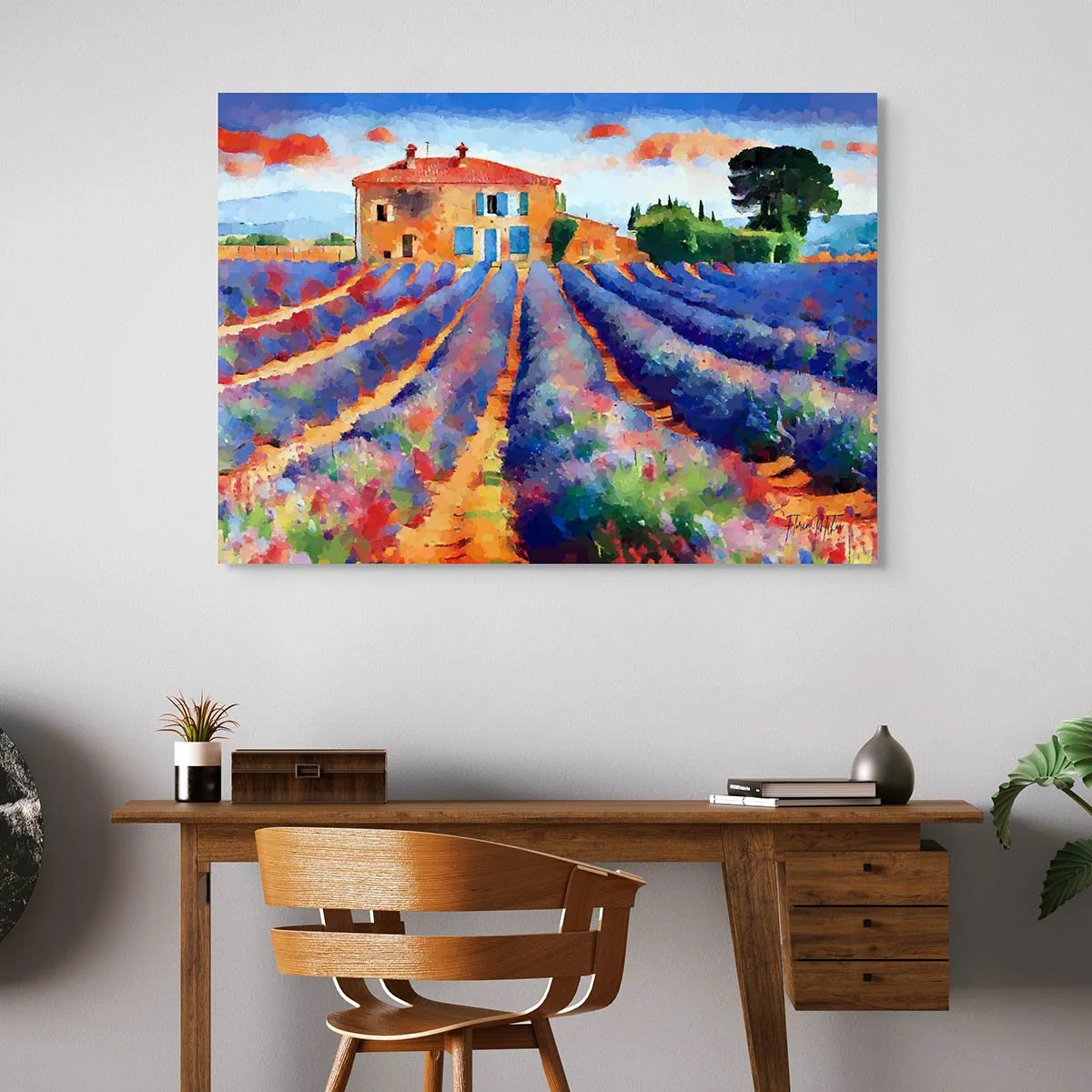 Lavender Fields in Provence – French Countryside Canvas Print (3).jpg