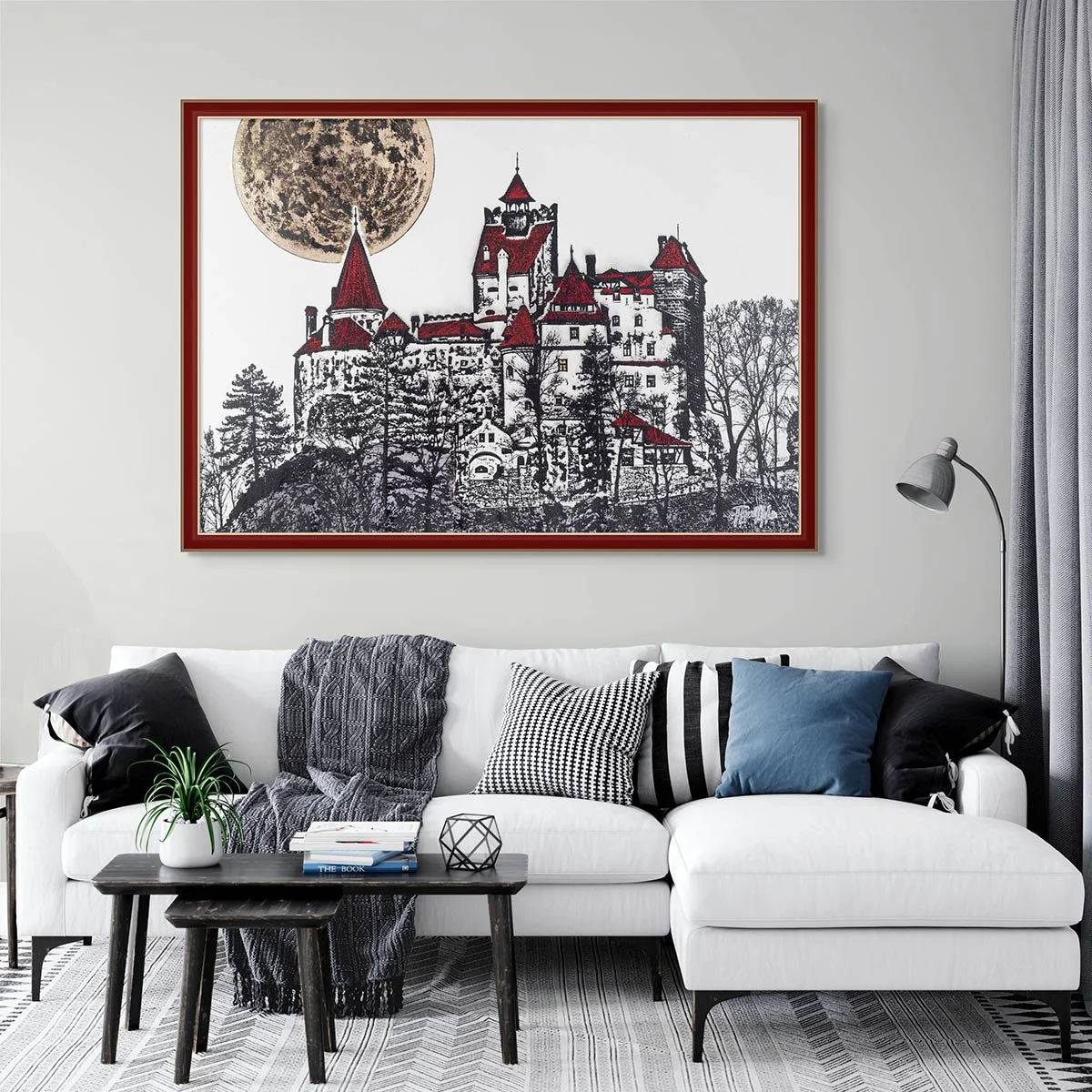 Dracula Castle Artwork – Bran Castle Wall Art, Romania