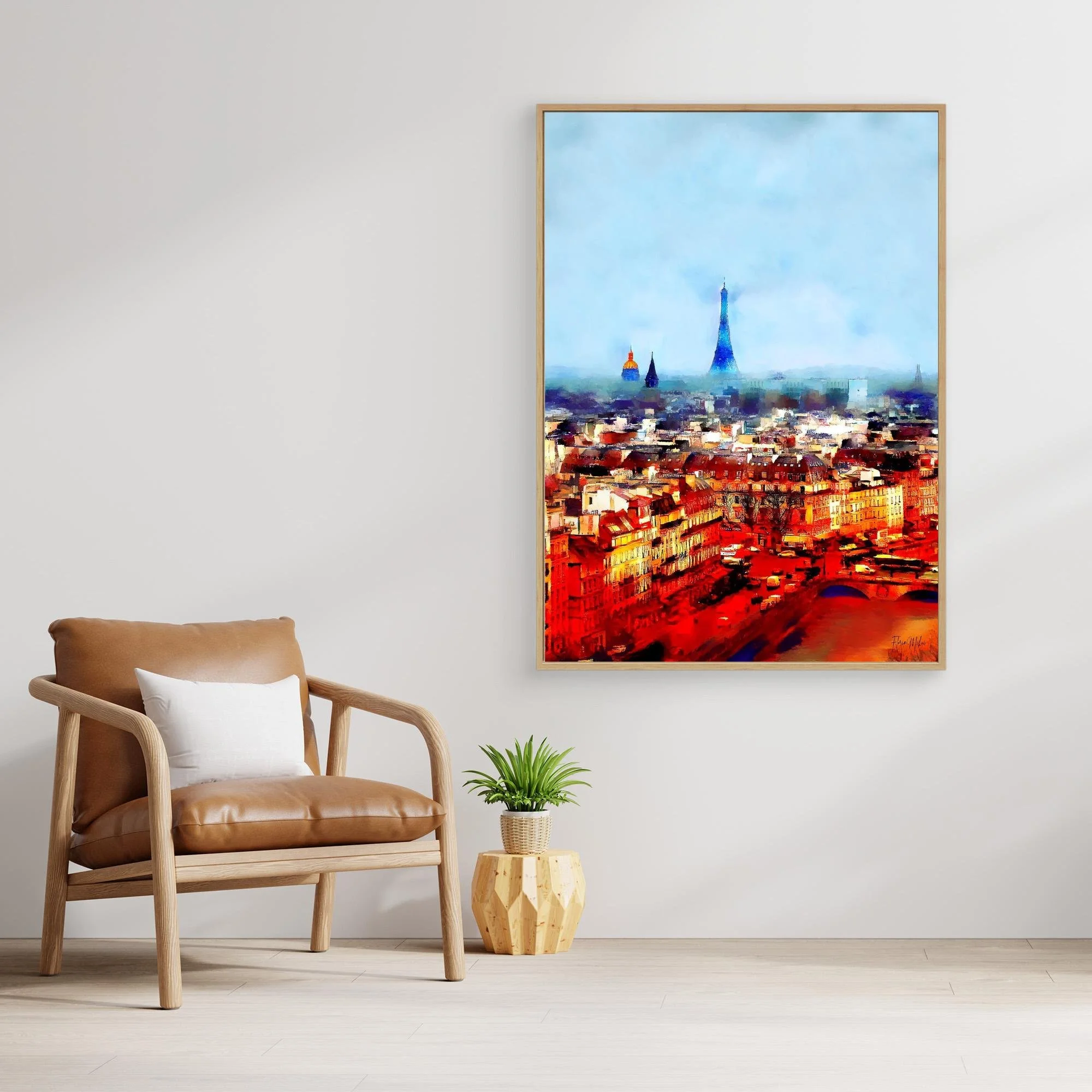 Paris Cityscape Print – Eiffel Tower & Notre Dame Wall Art (12).jpg