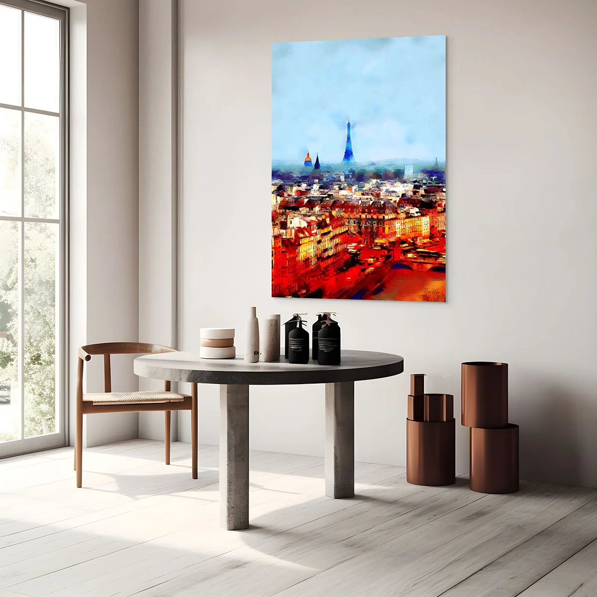 Paris Cityscape Print – Eiffel Tower & Notre Dame Wall Art (15).jpg