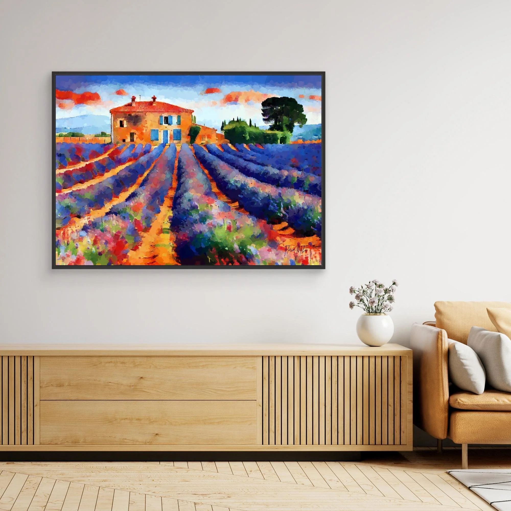 Lavender Fields in Provence – French Countryside Canvas Print (11).jpg