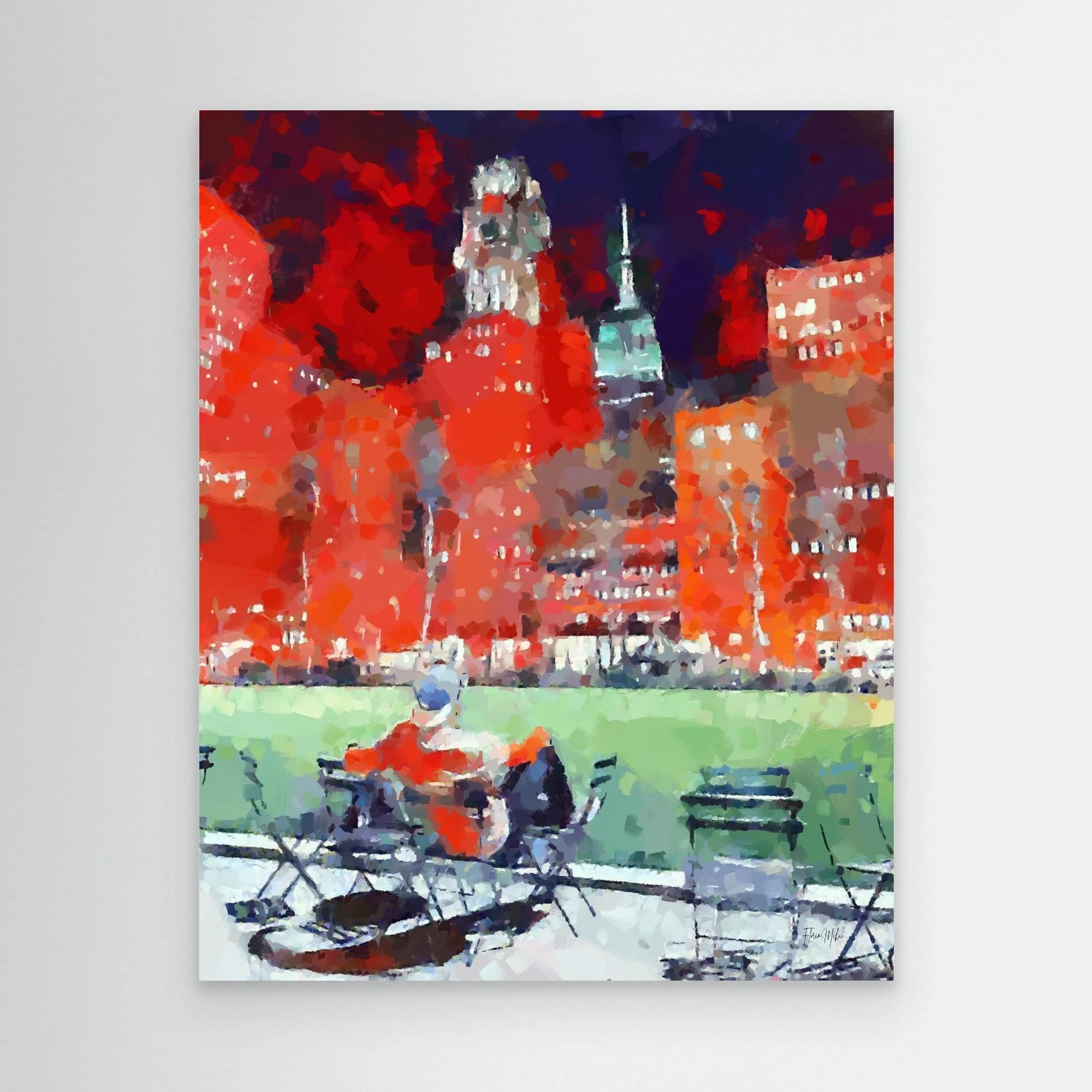 Bryant Park Canvas Painting New York Cityscape Wall Art (4).jpg