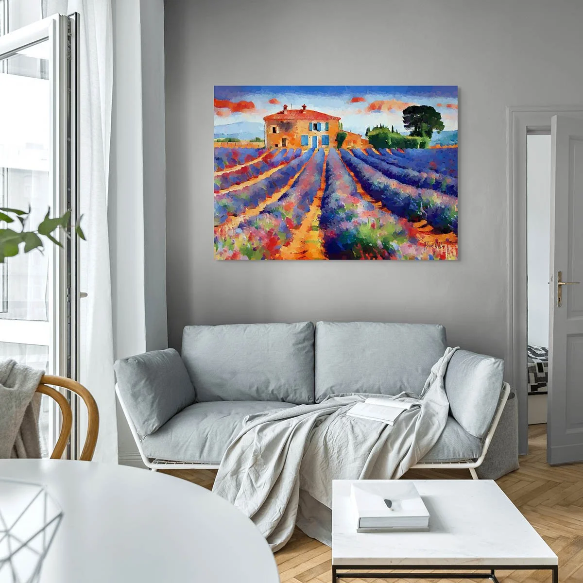 Lavender Fields in Provence – French Countryside Canvas Print.jpg