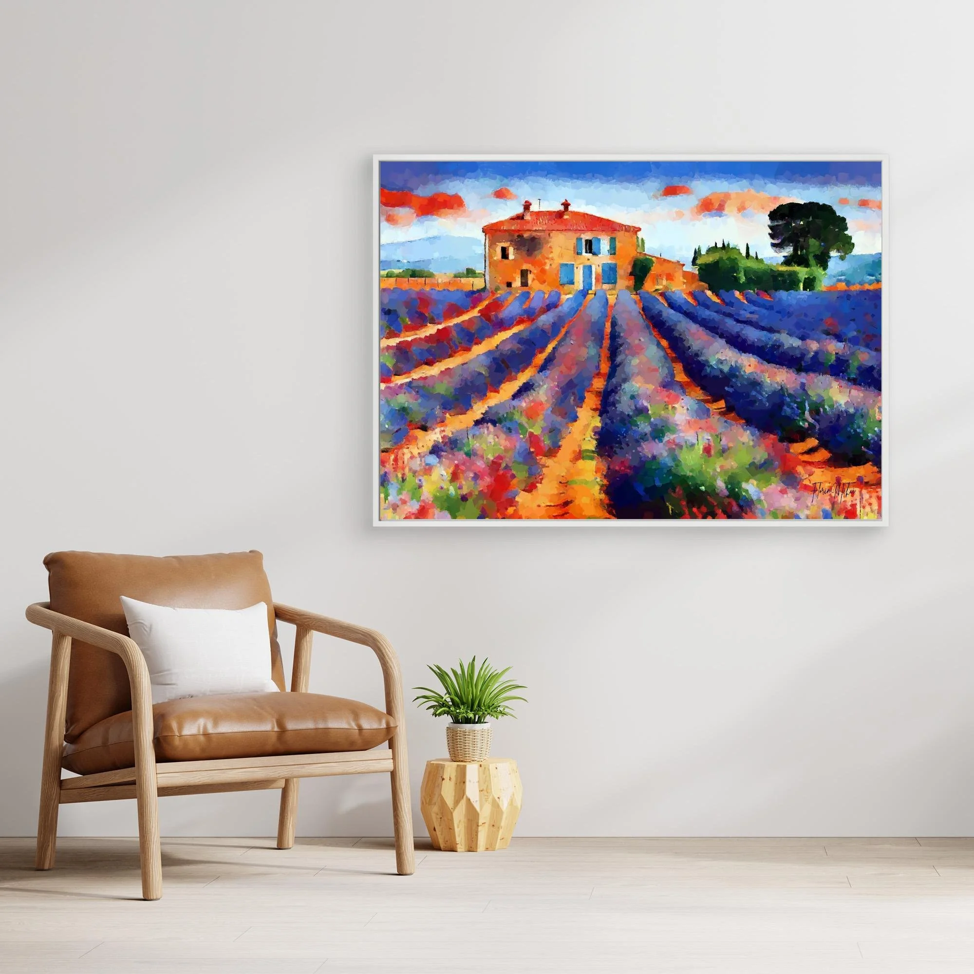 Lavender Fields in Provence – French Countryside Canvas Print (10).jpg