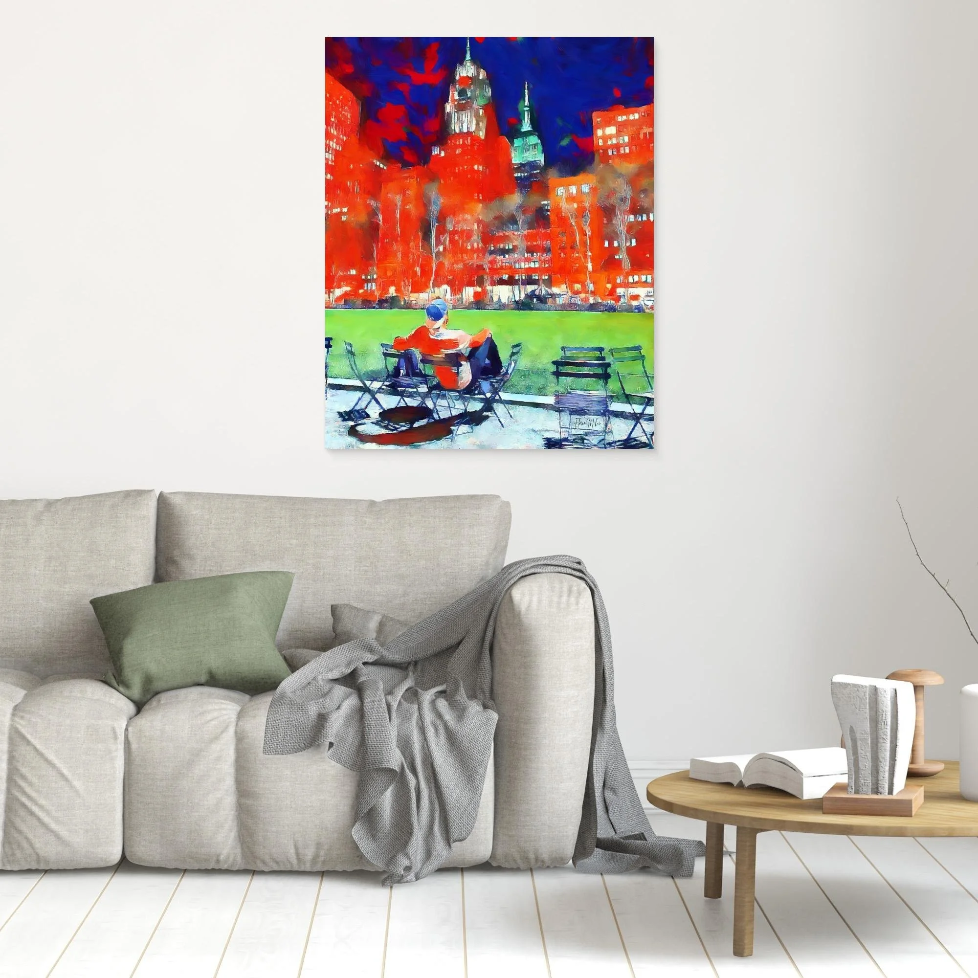 Bryant Park Canvas Print Painting New York Cityscape Wall Art (8).jpg