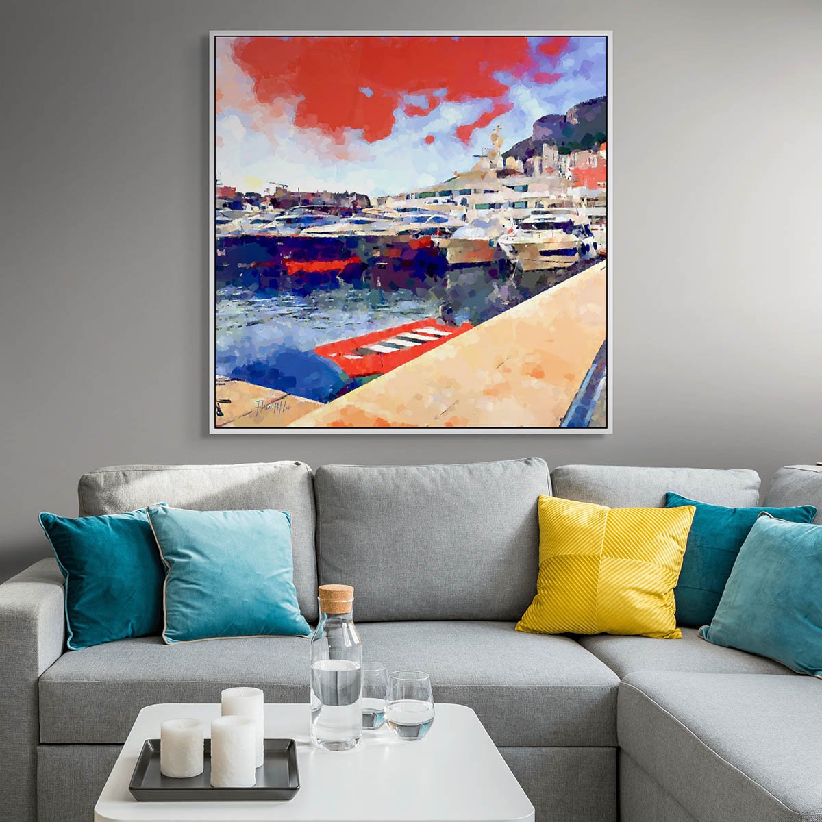 Poésie du port monégasque, Port Hercules, Monaco