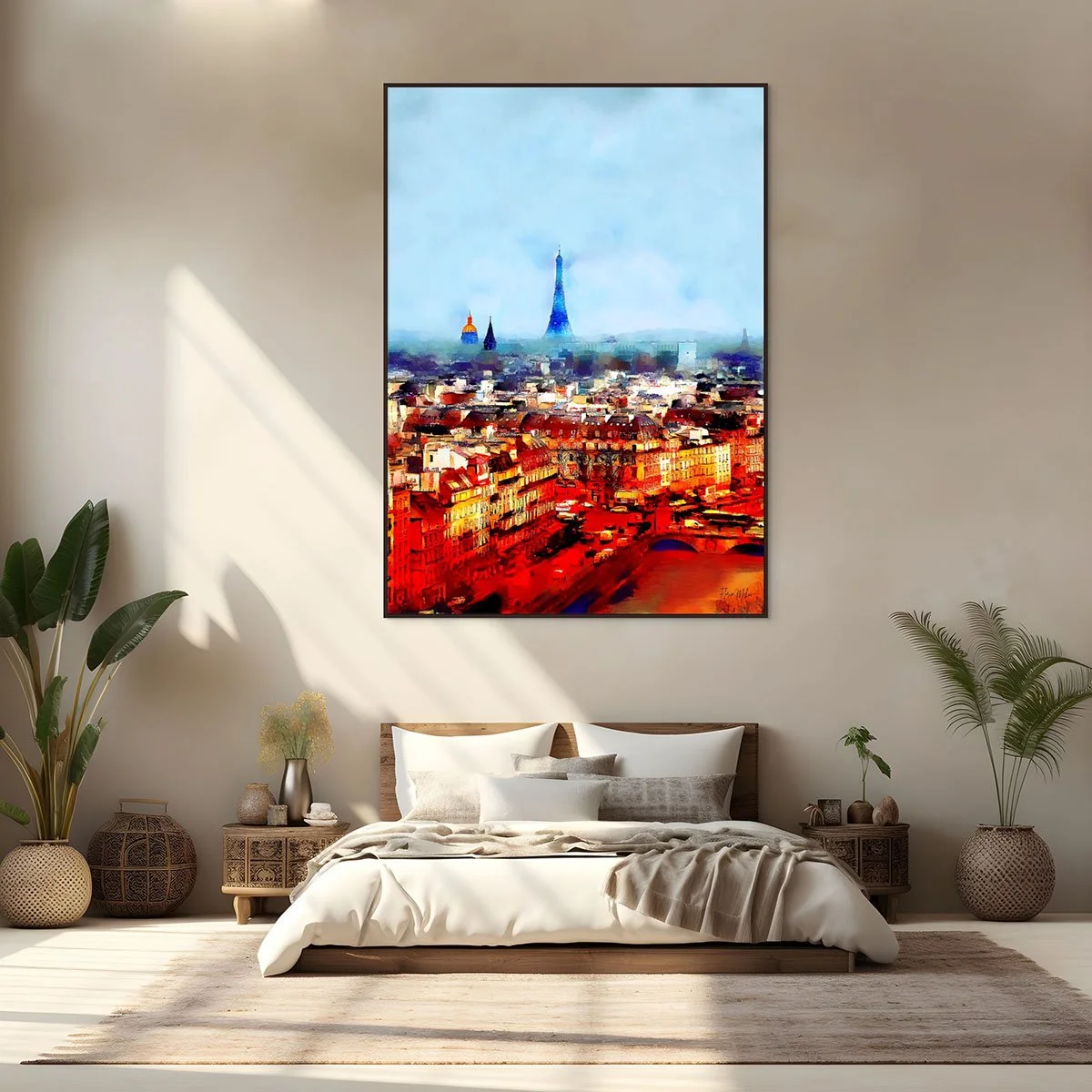 Paris Cityscape Print – Eiffel Tower & Notre Dame Wall Art (16).jpg