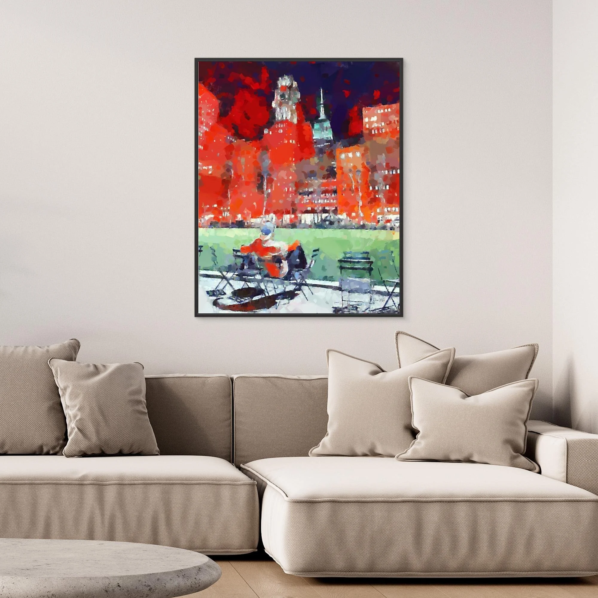 Bryant Park Canvas Painting New York Cityscape Wall Art (11).jpg