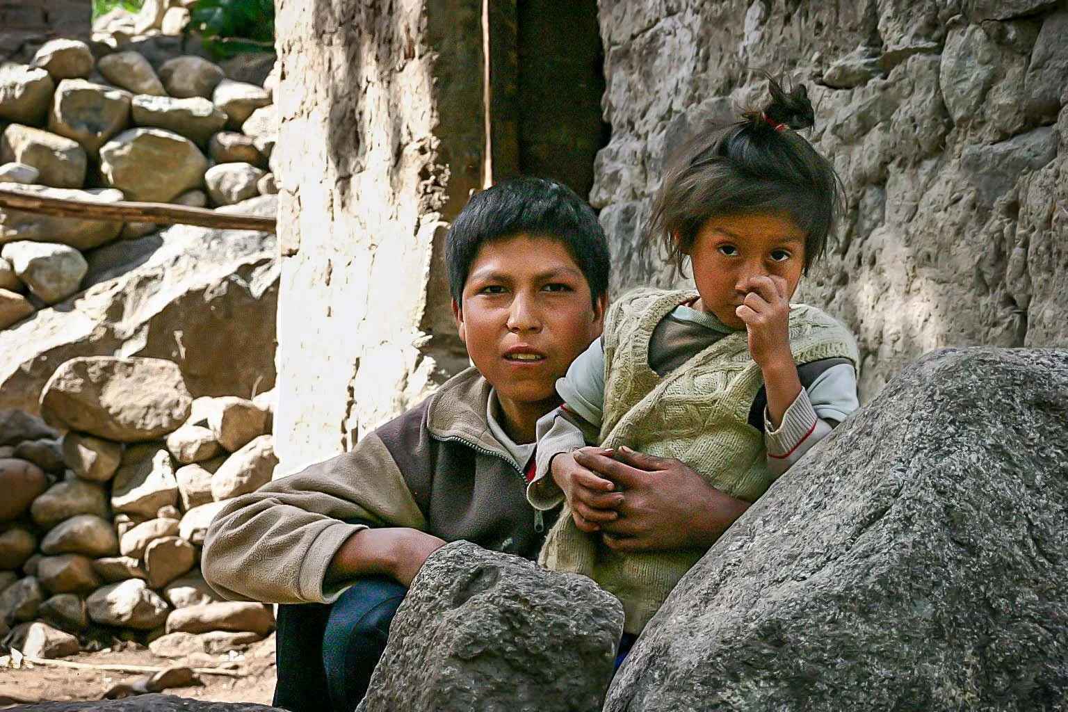 3-BOYS, Incan Trail, Peru.JPG