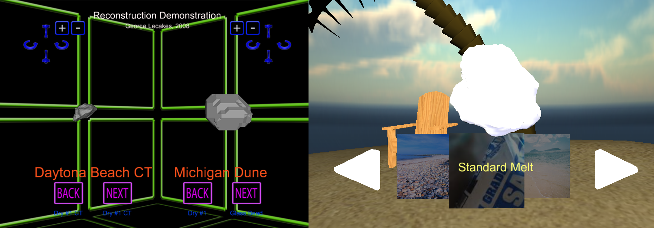 3-D Characterization of Angular Materials