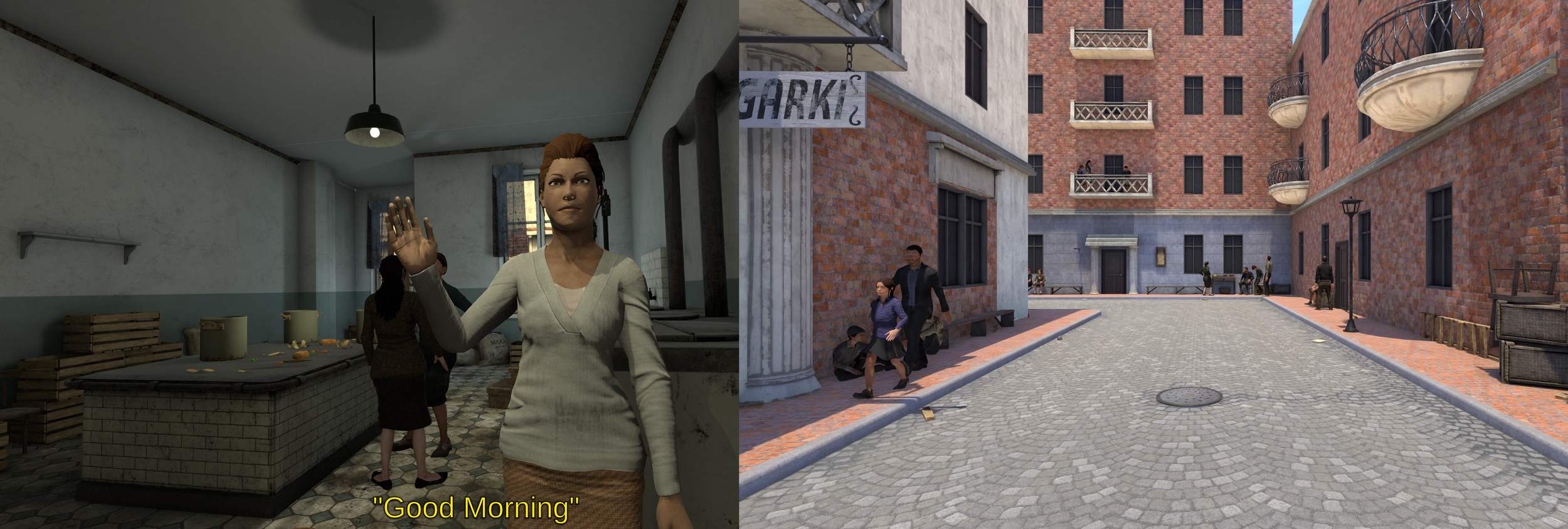 VR Recreation of Occupied Warsaw