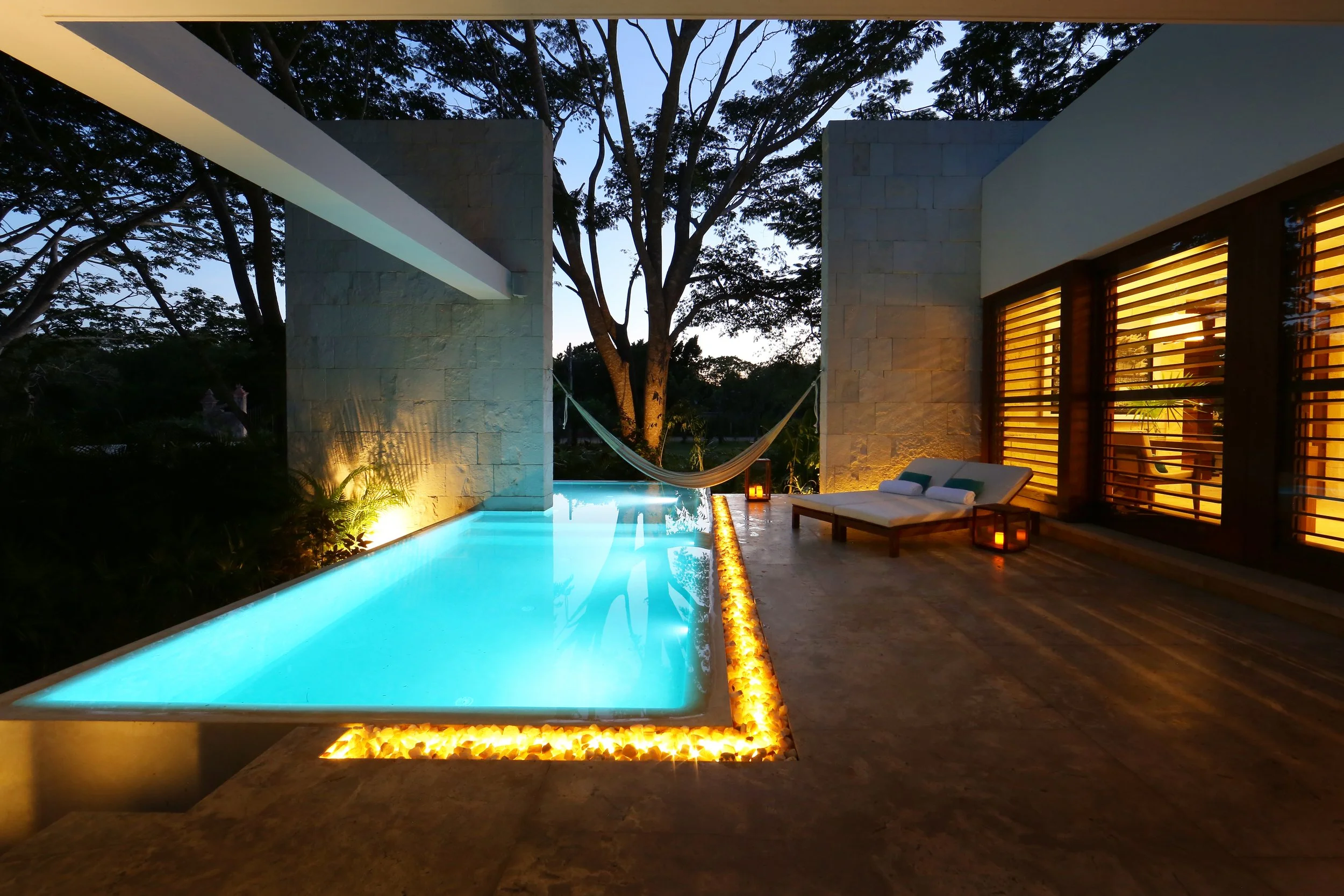 Chablé Yucatán Casita Pool Scene