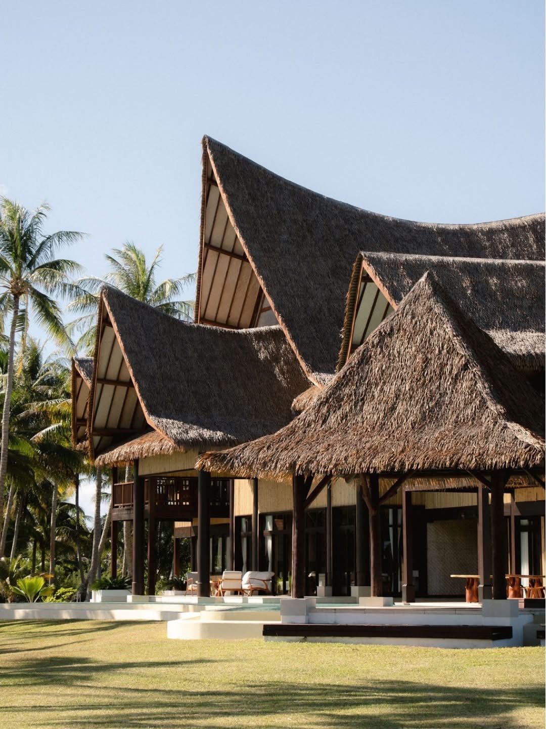 Villa Royale Privée du Vahine Private Island vue de l’extérieur depuis la plage