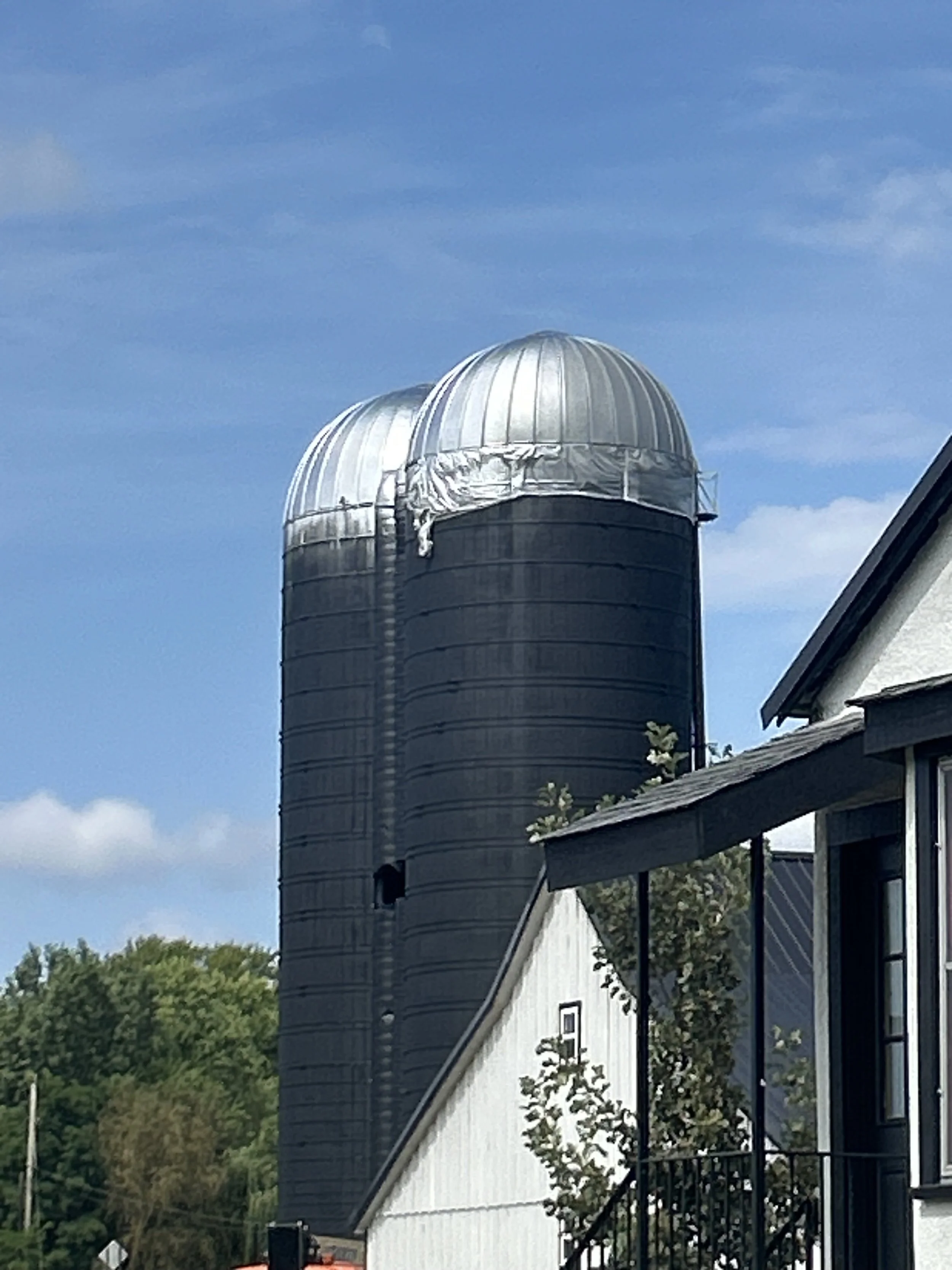Silos Looking Fancy