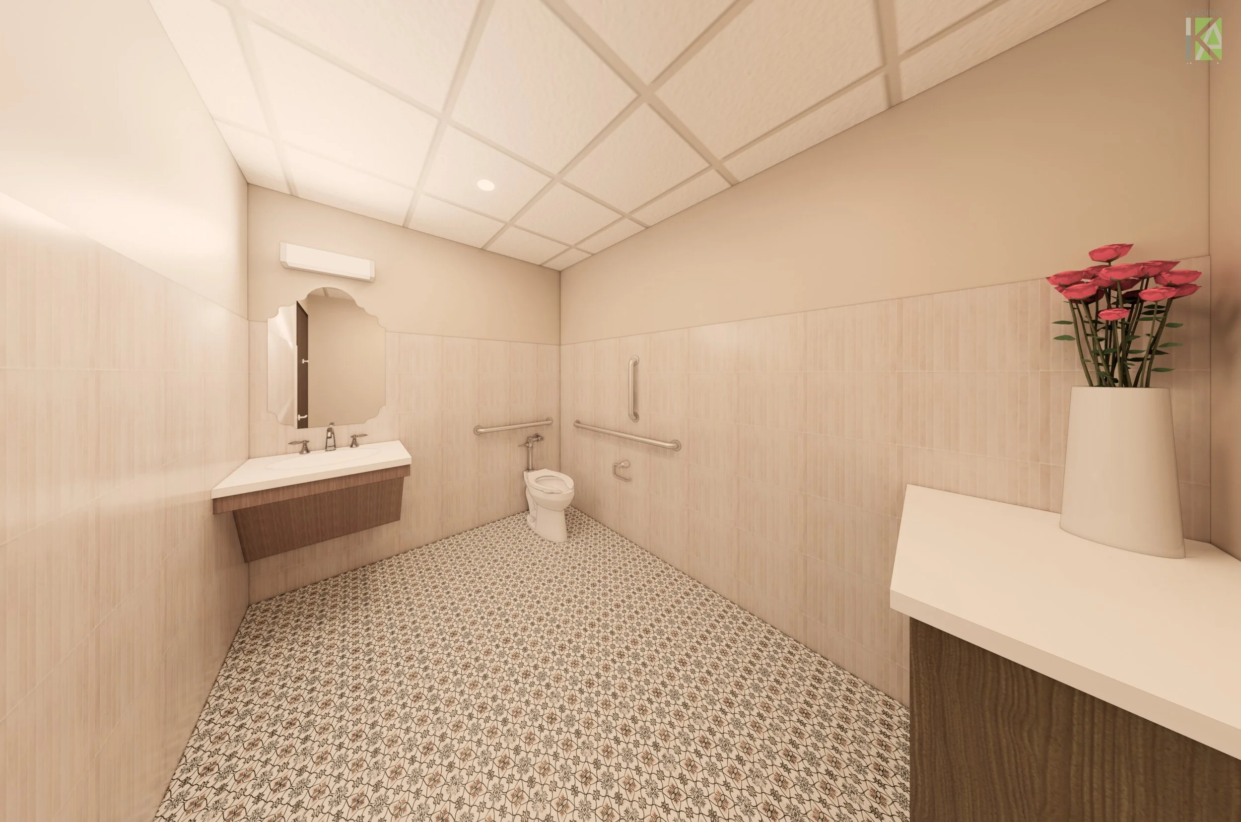 Bridal Suite Private Restroom