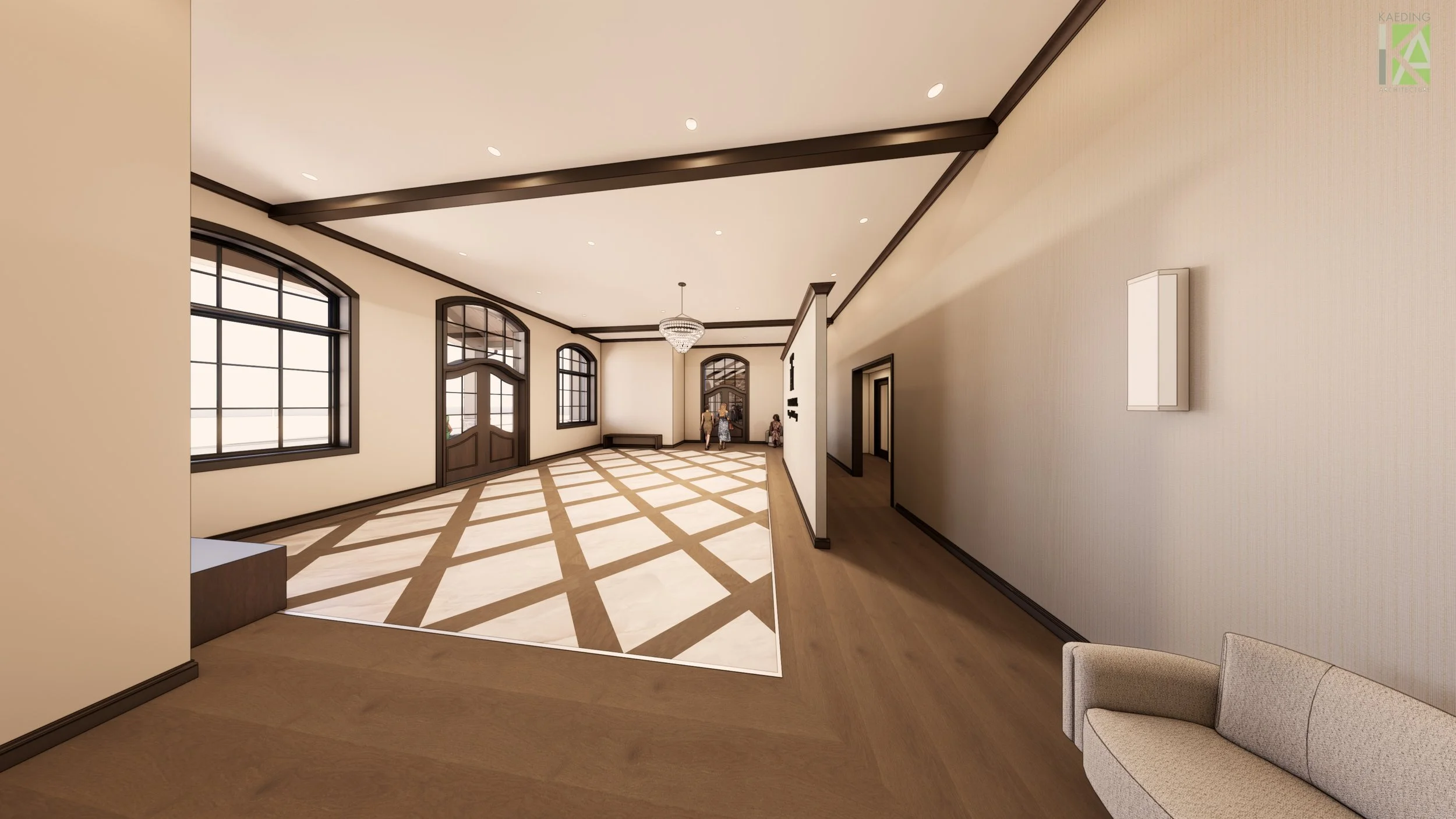 Lobby & Restroom Entrance